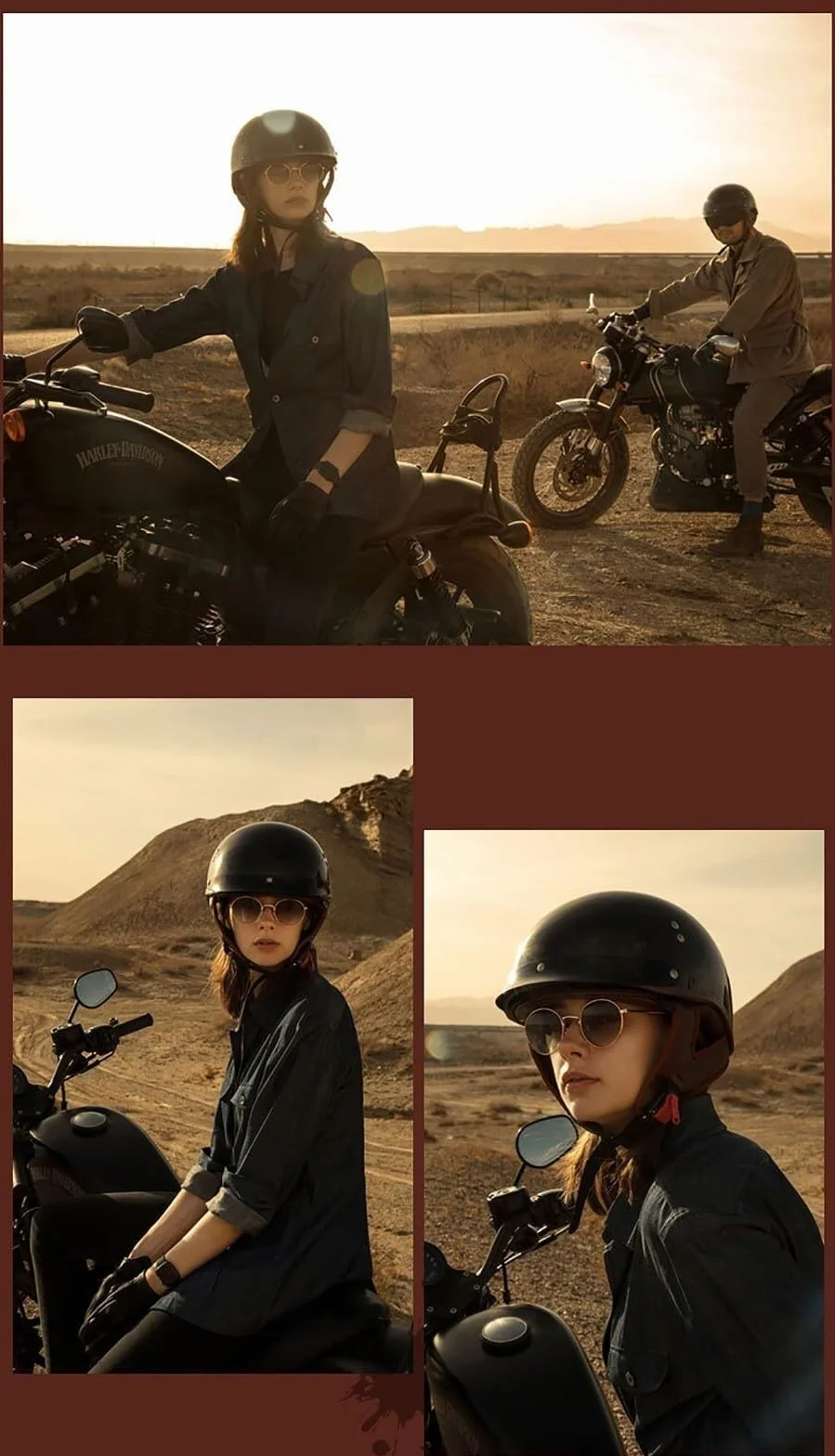 Vintage niemiecki kask motocyklowy pół kask motocyklowy zatwierdzony przez ECEDOT dla dorosłych mężczyzn kobiety Retro kask otwarty z wizjerem do skutera rowerowego Cruiser