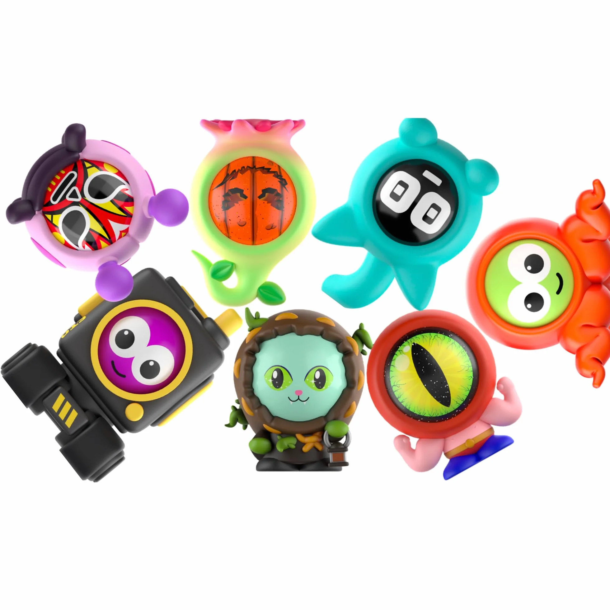 Freak Marbles Totem Pack B, 6 kolorowych kulek z jego projektami w grze, z czego 1 to Rzadkie. Zbieraj, baw się i udostępniaj dzieci w wieku od 4 lat