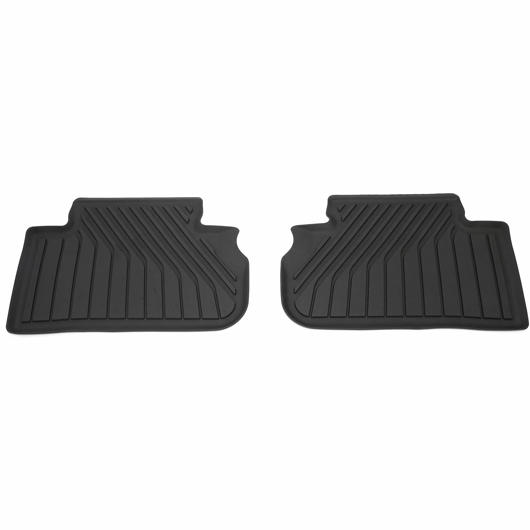 Audi Gumowe Dywaniki Samochodowe, TPE z 20% Recyklatu, Tylne, Czarne, Kompatybilne z Audi Q5/SQ5 (GU) od 2025