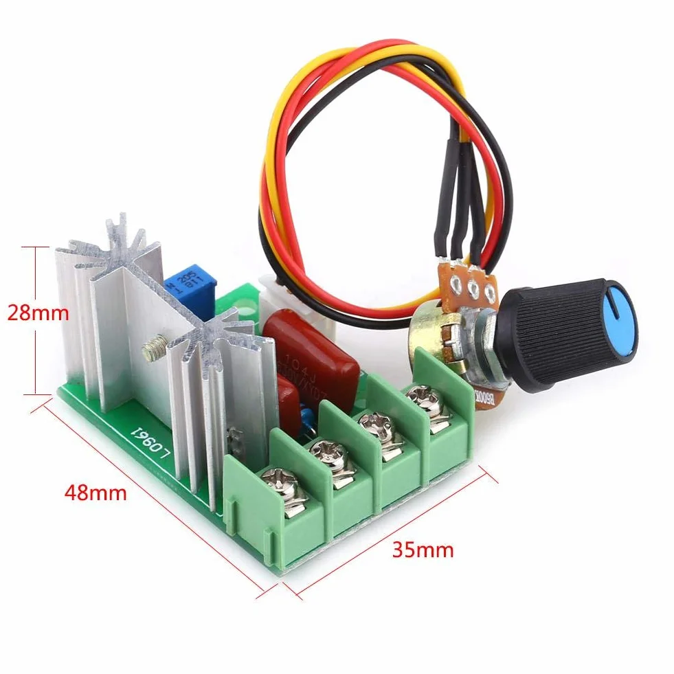 Regulator napięcia SCR 2000W AC 50-220V moduł stabilizatora napięcia