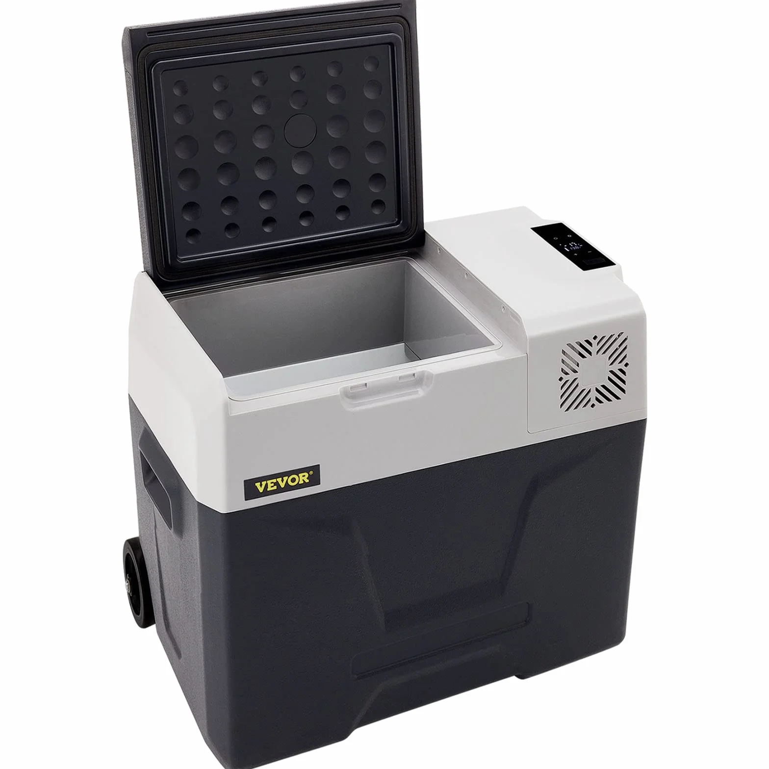 VEVOR Przenośna mini lodówka samochodowa 50 l, z cyfrowym wyświetlaczem LCD, 220 V Zamrażarka, -20 do 20 stopni C