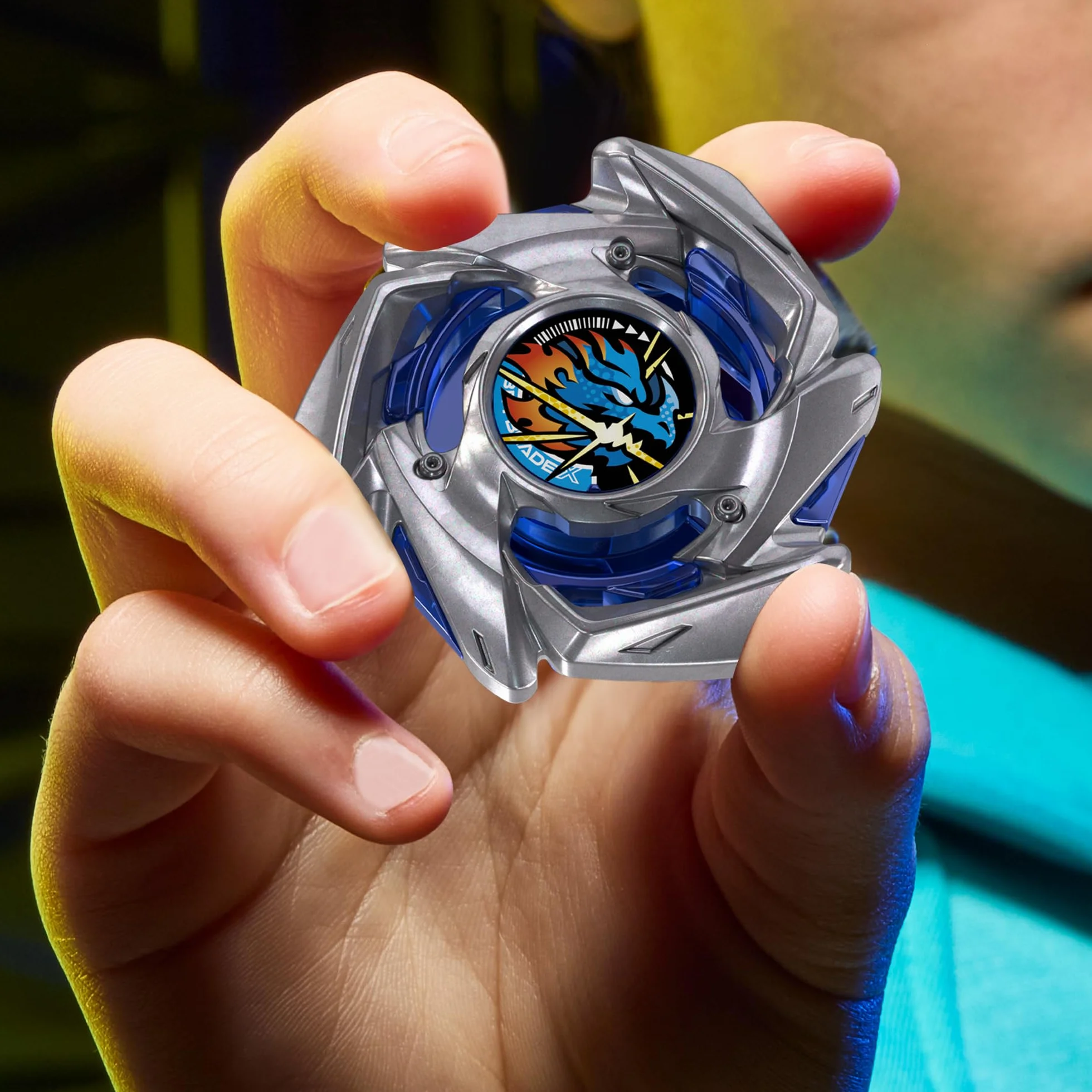 Beyblade X zestaw startowy Strike Dran 4-50FF BX Infinity z bączkiem i wyrzutnią Takara Tomy, zabawkowy bączek, od 8 lat