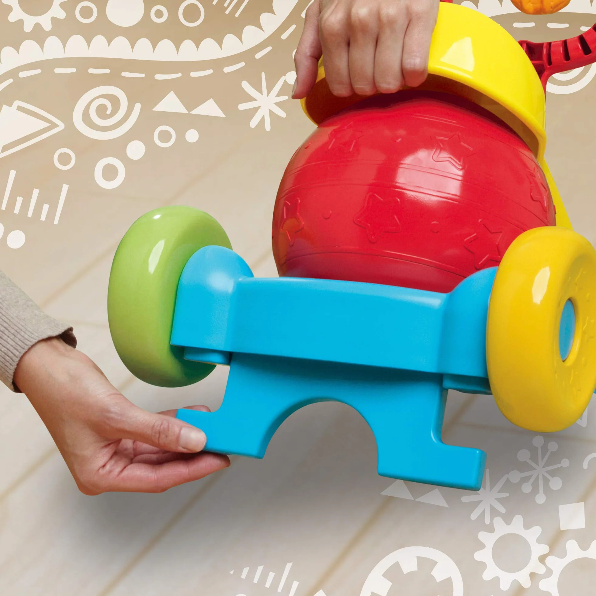 Playskool, wózek mały skok, zabawka spacerowa dla maluchów, od 12 miesięcy (ekskluzywny Amazon)