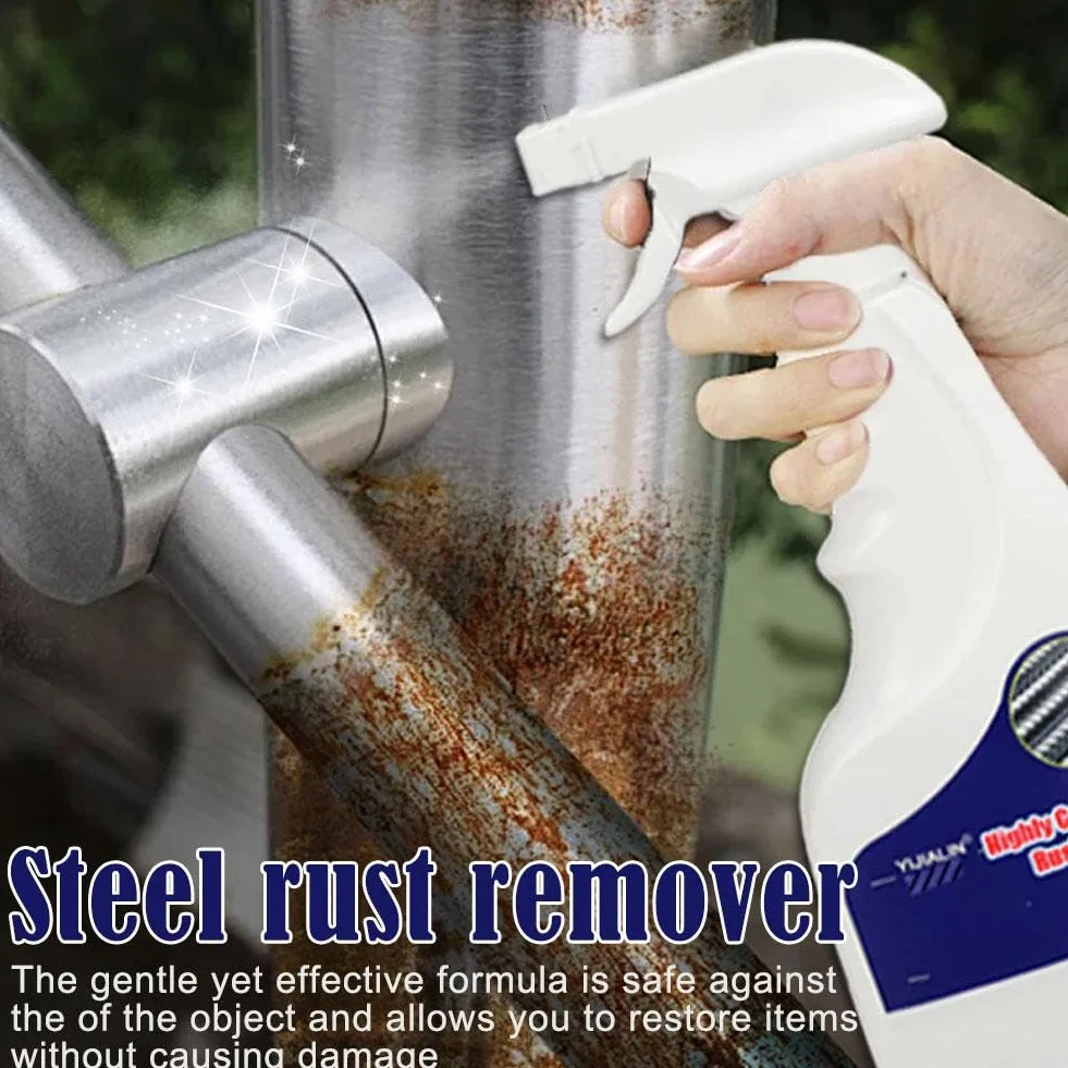 Mocny odrdzewiacz do metalu, stali nierdzewnej, wielofunkcyjny, do usuwania rdzy, spray, 500 ml