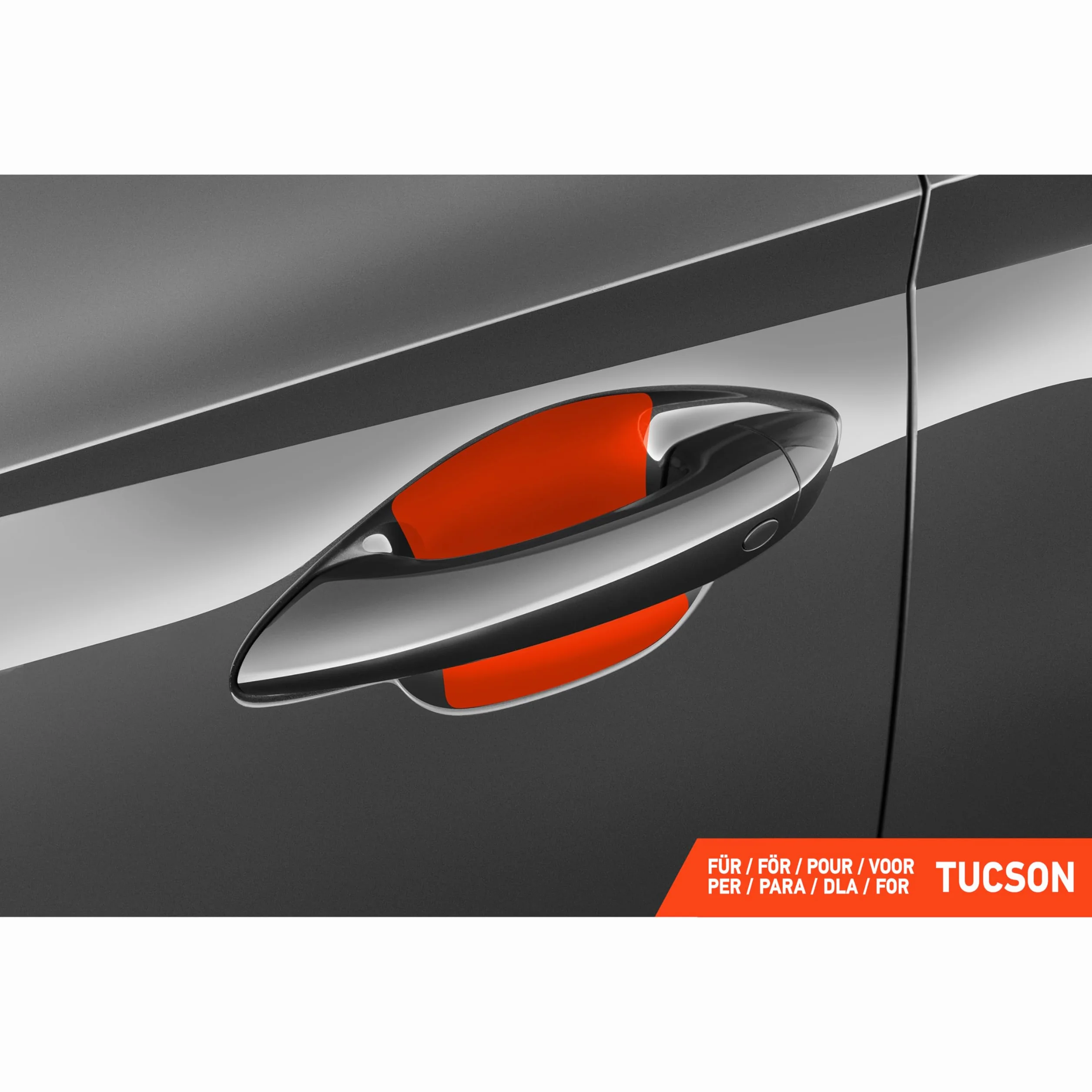 Luxshield folia ochronna na klamki Hyundai Tucson 4 NX4 2020-2026 przezroczysta błyszcząca