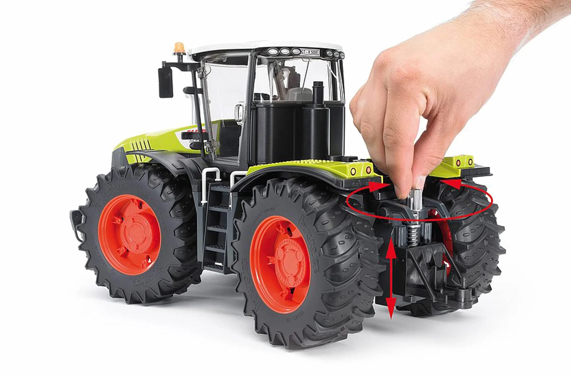 bruder 03015 - Claas Xerion 5000 - 1:16 Pojazdy, ciągnik, buldog, farma, rolnictwo, świat, zabawki