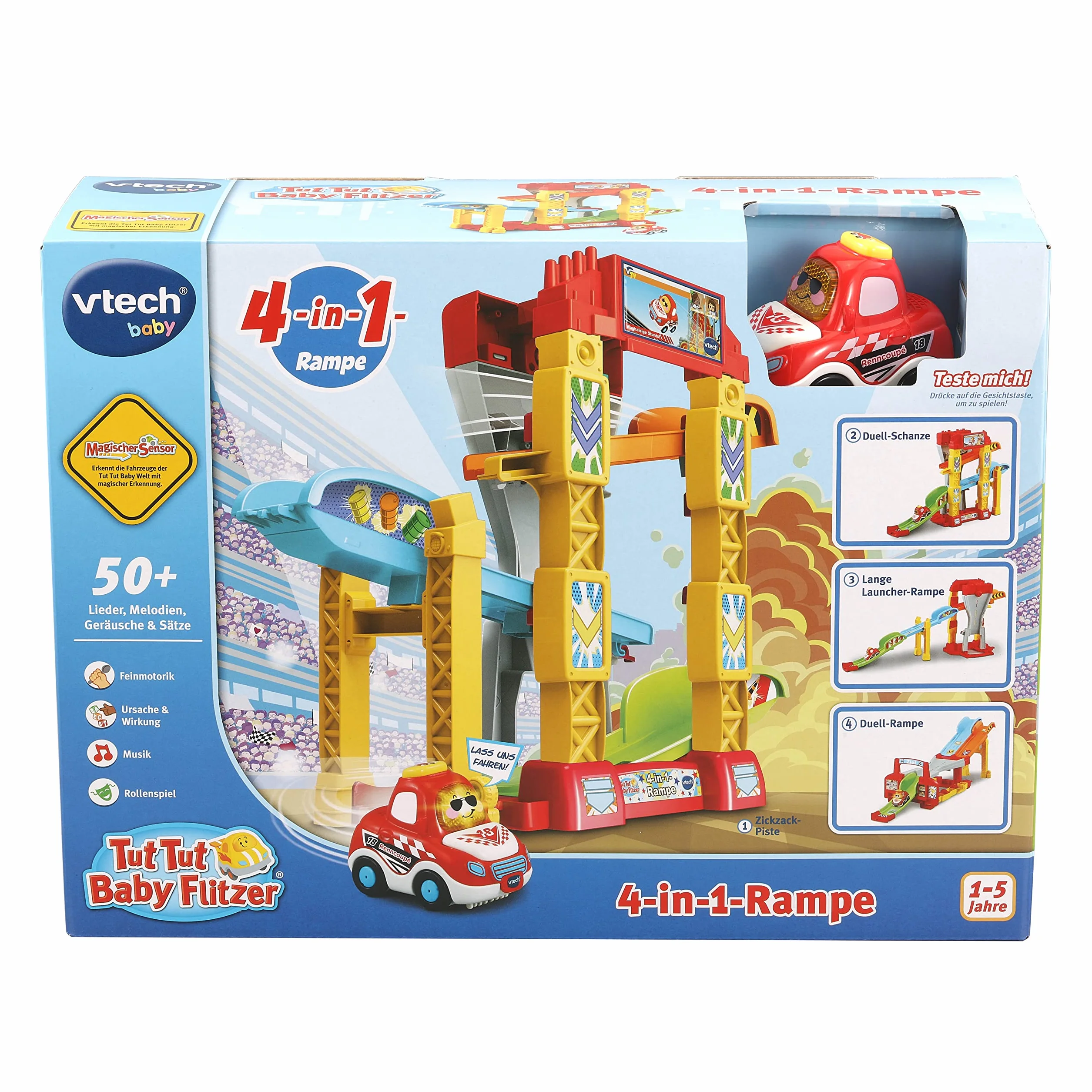 Tut Tut Baby Flitzer - rampa 4 w 1