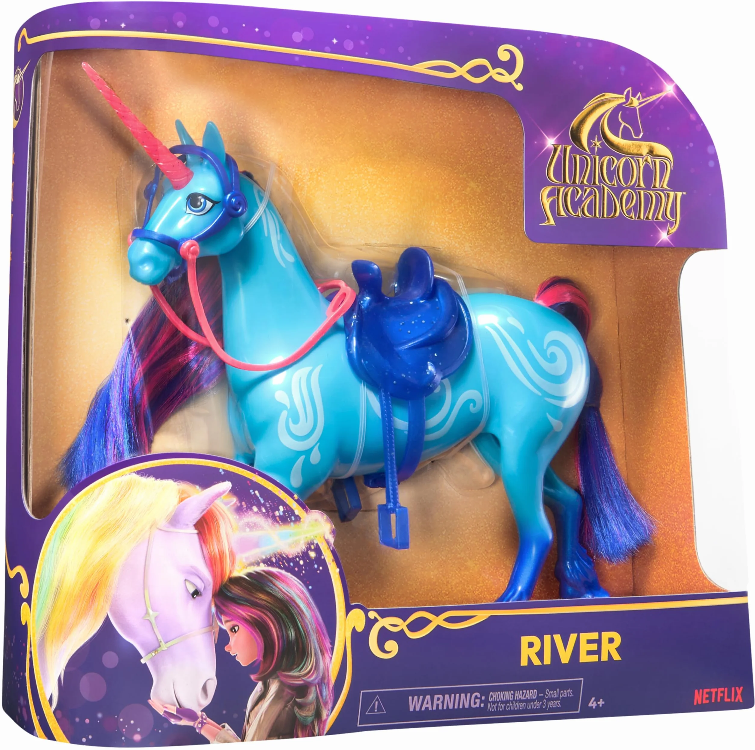 Unicorn Academy - Szkoła Jednorożców - Rzeka Jednorożec 28 Cm - Rzeka Jednorożec dla Lalki Isabel - Zabawki inspirowane Unicorns School Series - Zabawka dla dzieci od 4 lat