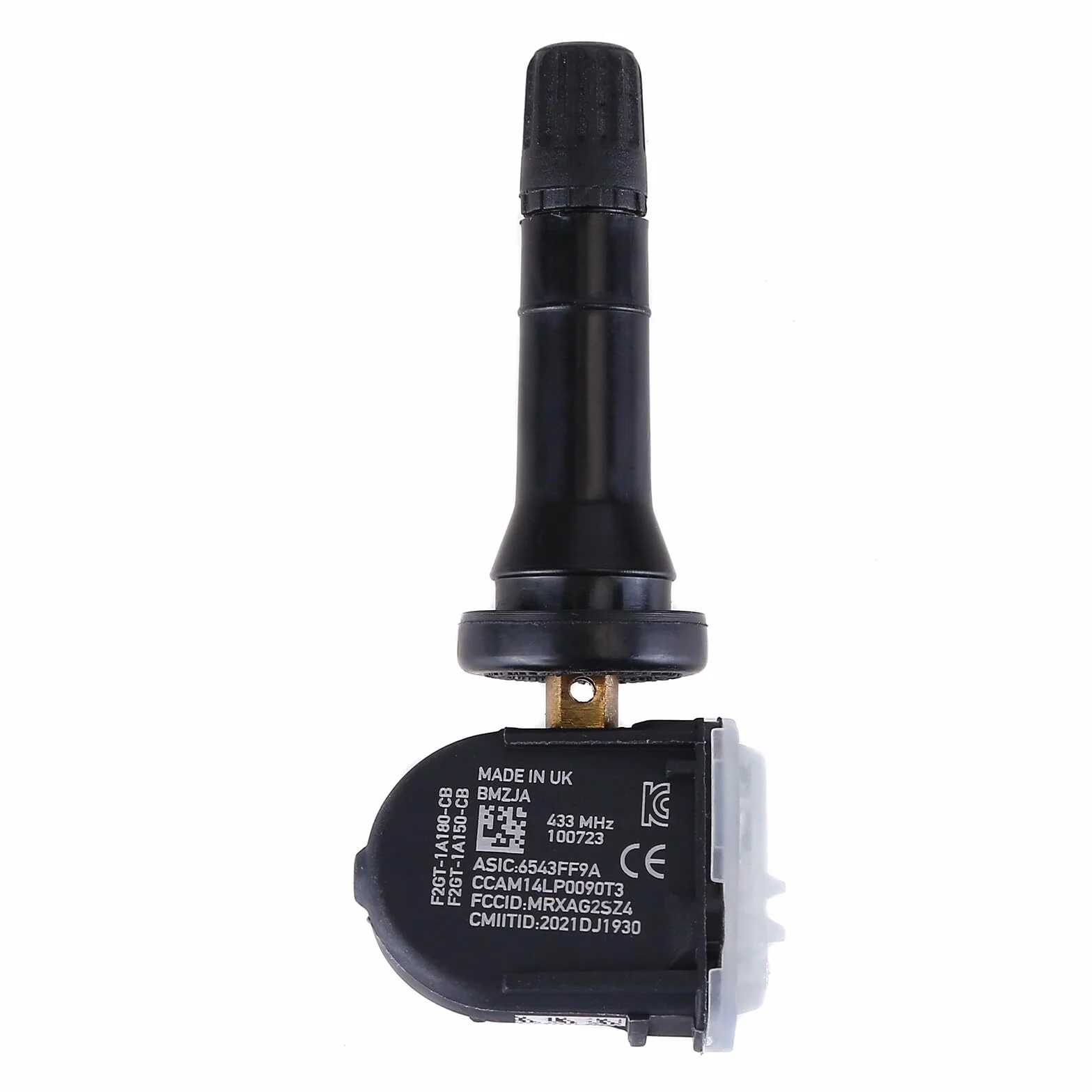 4 sztuki 2036804 czujnik ciśnienia w oponach kompatybilny z Ford Galaxy S-Max Edge Fiesta Mondeo Mustang 2318453 5291383 TPMS z systemem monitorowania ciśnienia w oponach 433 MHz, czujnikami