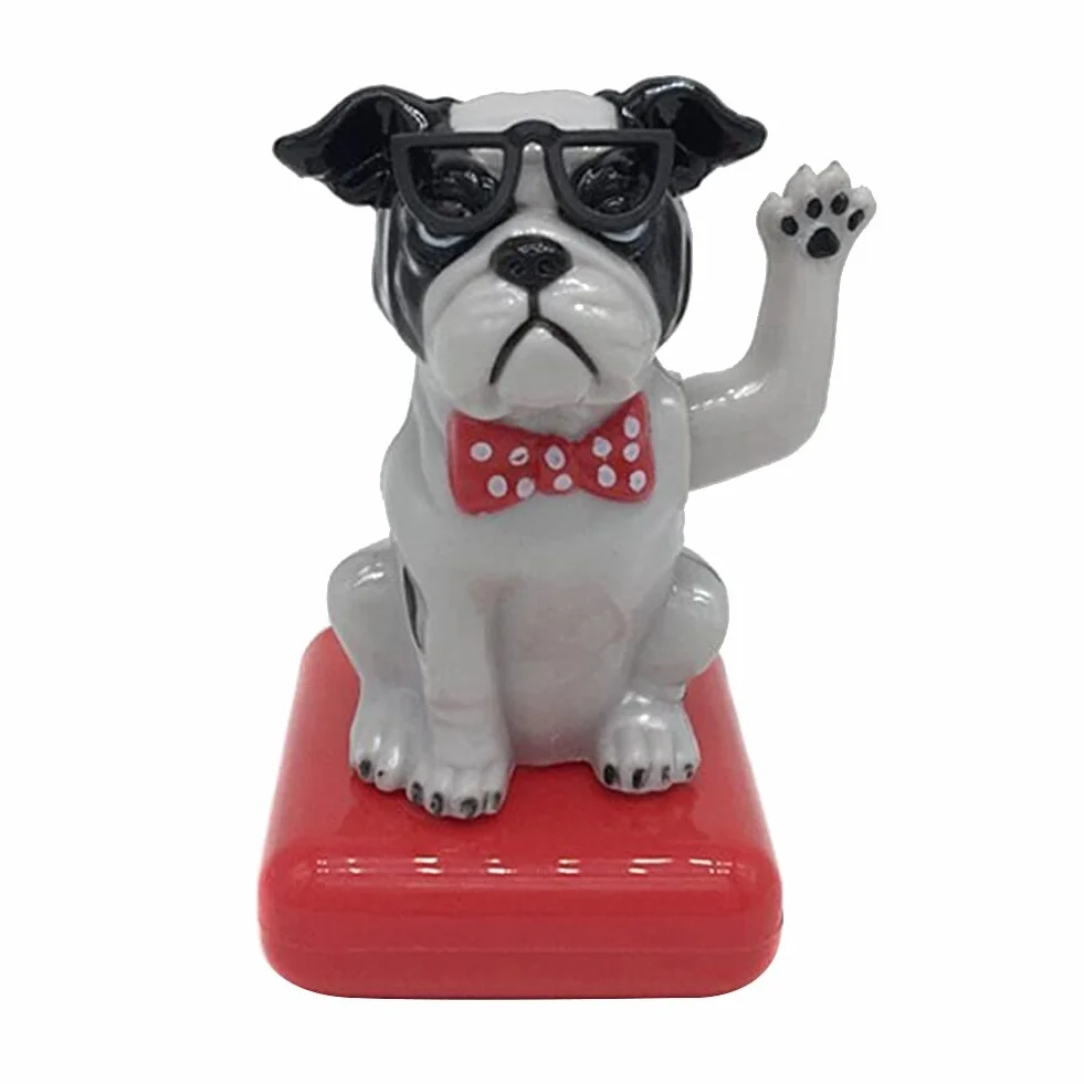 Solarne tańczące psy, zabawka do tańca solarnego, kołysząca się zabawka, ozdoby wnętrza samochodu, zasilany energią słoneczną, bobblehead do dekoracji samochodu