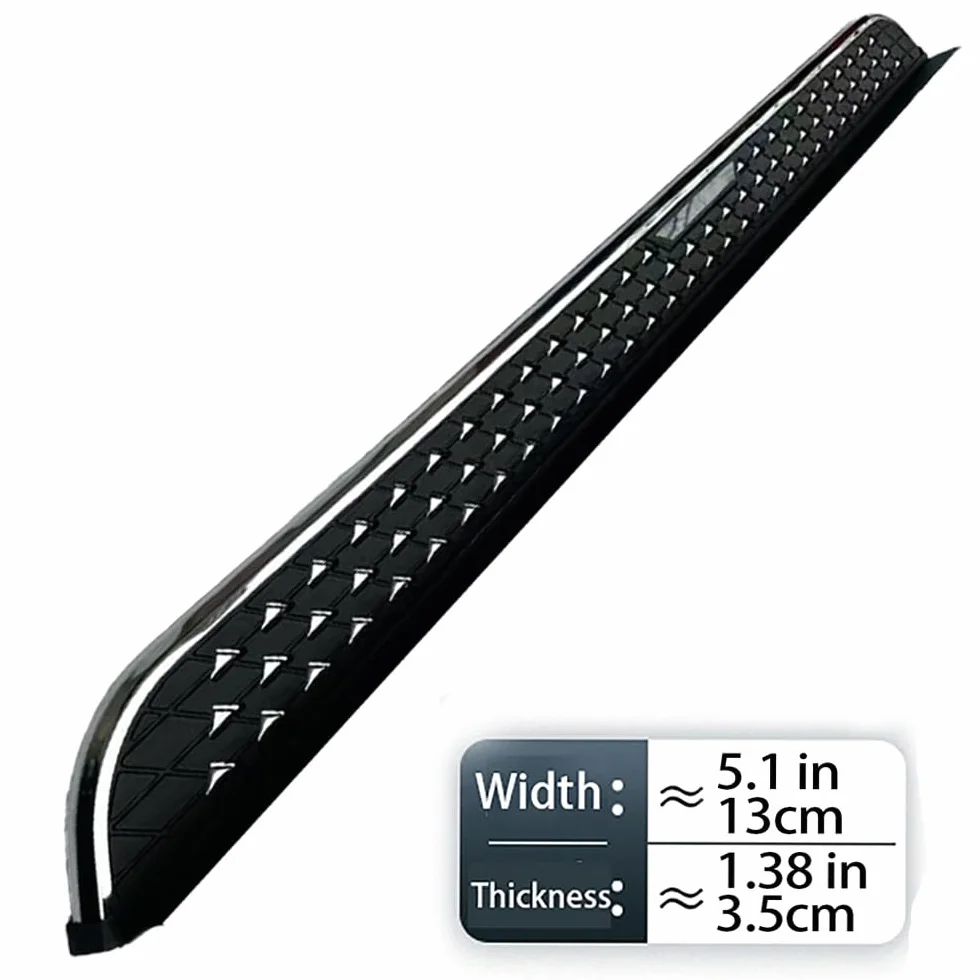2 szt. pasuje do Chery JAECOO 7 J7 2024 2025 deska do biegania krok boczny Nerf Bar deska do biegania aluminium gwiaździste niebo styl (z wspornikami)