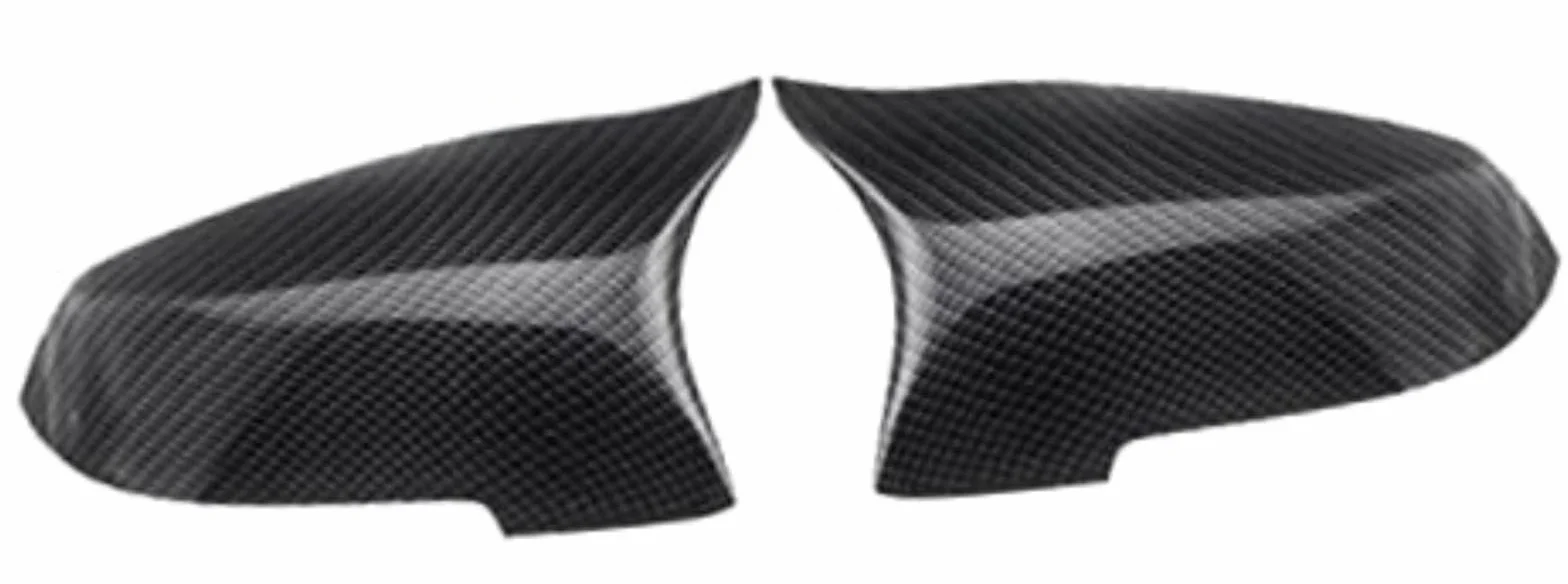 Dla Bmw 5 6 7 serii F10 F18 F11 F06 F07 F12 F13 F01 2014-2016 1 para osłony lusterek samochodowych boczne lusterko wsteczne Auto pokrywa Cap Obudowa lusterka auta (Carbon Fiber Look)