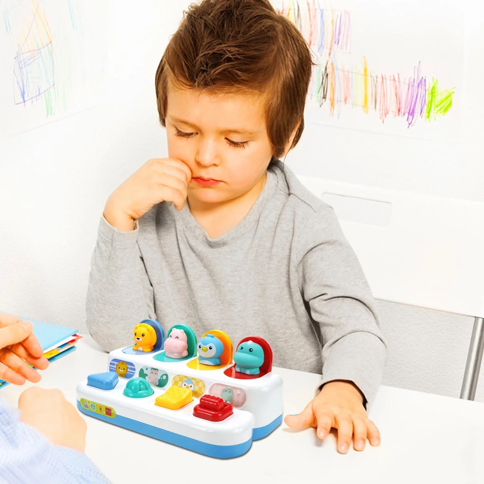 HENGBIRD Montessori zabawka dla dzieci od 12 miesięcy, motoryczna od 6 miesięcy, wczesny rozwój, edukacyjna dla dzieci, Wielkanoc, prezent dla chłopców i dziewczynek