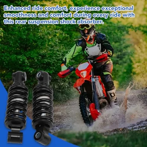 1 para tylnego amortyzatora, regulowany amortyzator 125 mm do rowerów elektrycznych, motocykli, ATV, skuterów, Dirt Pit Bike