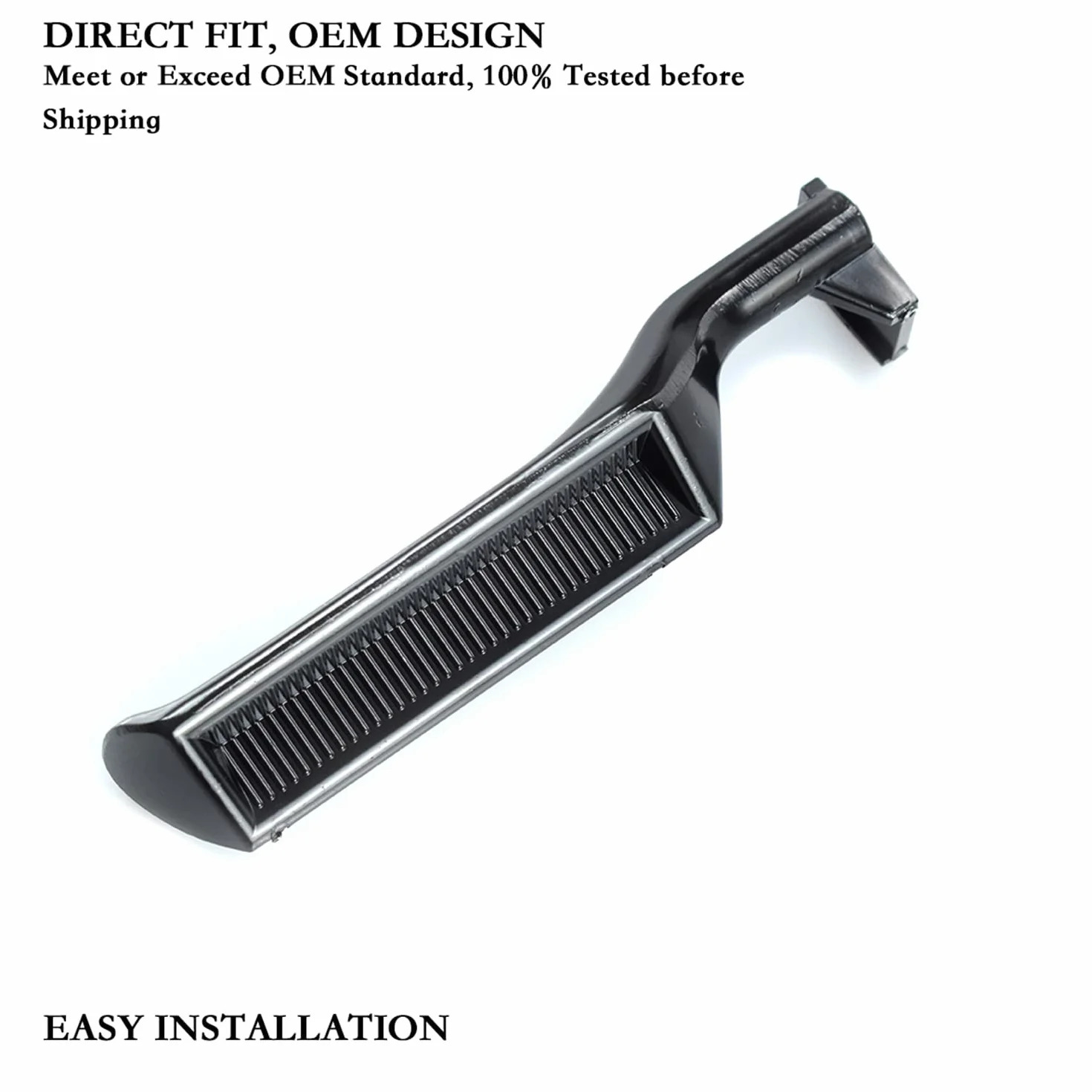 Czarna wewnętrzna metalowa klamka przednia lewa strona kierowcy zamiennik do Forda Bronco F150 F250 F350 F53 F59 F800 zastępuje E7TZ-1522601-A E7TZ-1522600-A 77177 77178 1 szt