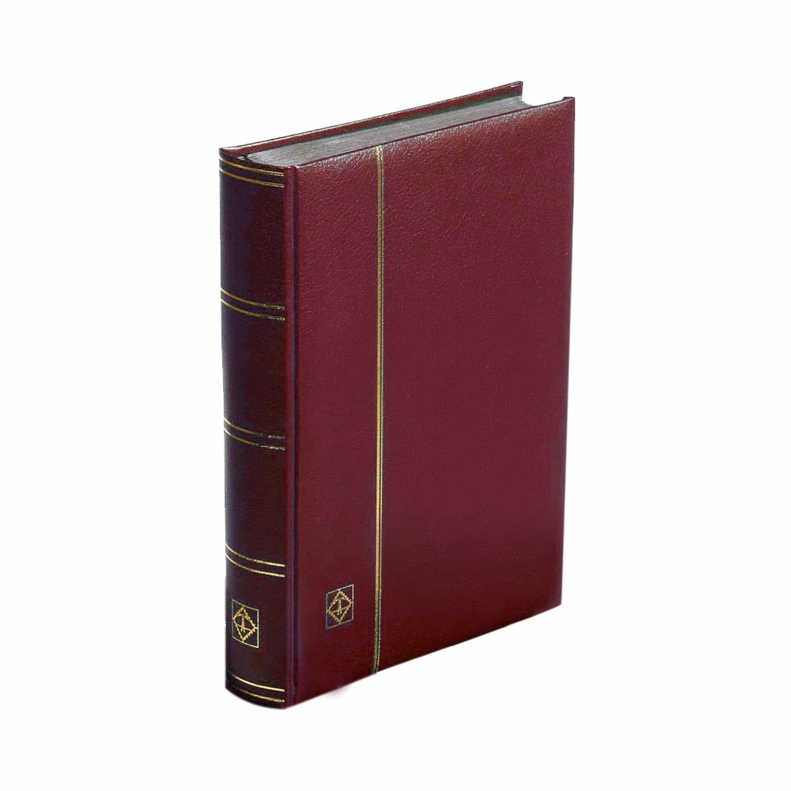 Leuchtturm 313944 segregator DIN A4, 64 czarne strony, pokrywa, czerwony