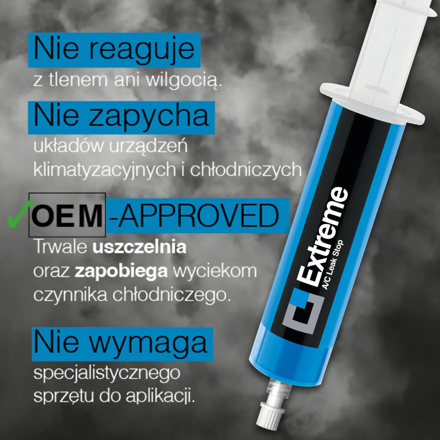 ERRECOM Extreme – 30 ml, Uszczelniacz do Samochodowych Układów Klimatyzacji z Czynnikiem Chłodniczym R134a, zawiera Adapter do Zaworu Niskiego Ciśnienia R134a