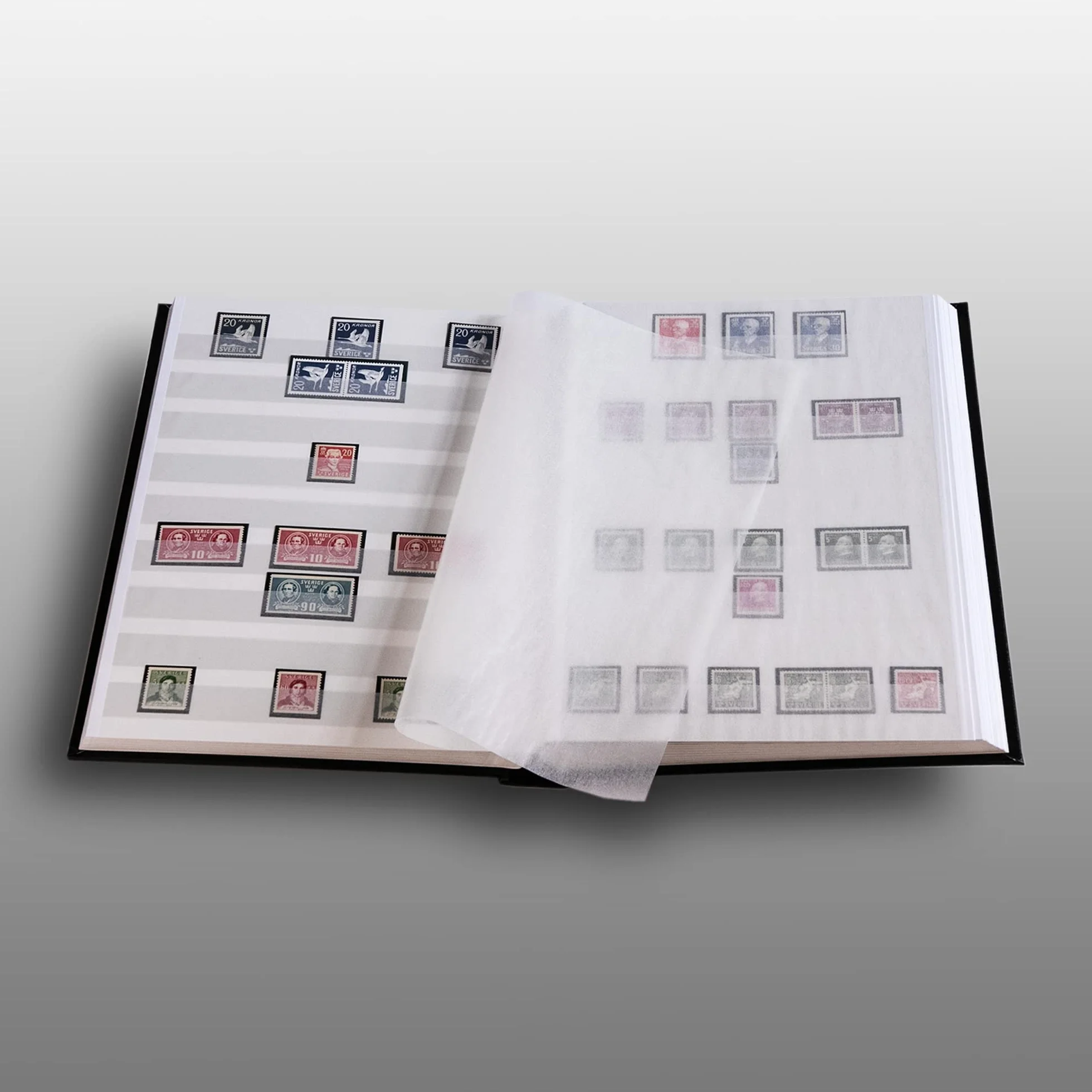 Prophila 60 białych stron album znaczków pocztowych okładka watowana czerwony okładka
