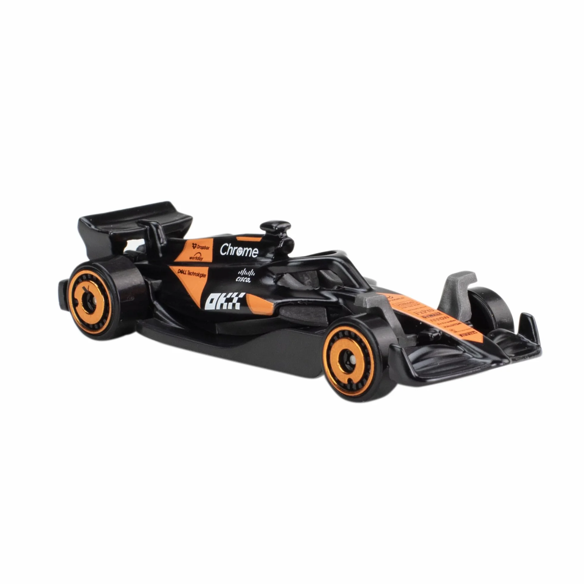 Hot Wheels Formuła 1 Drużyna wyścigowa Race Team F1 Samochody do zabawy w skali 1:64 5-pak z dekoracjami drużyn F1, bolidy – wyścigówki kolekcjonerskie, JGF58