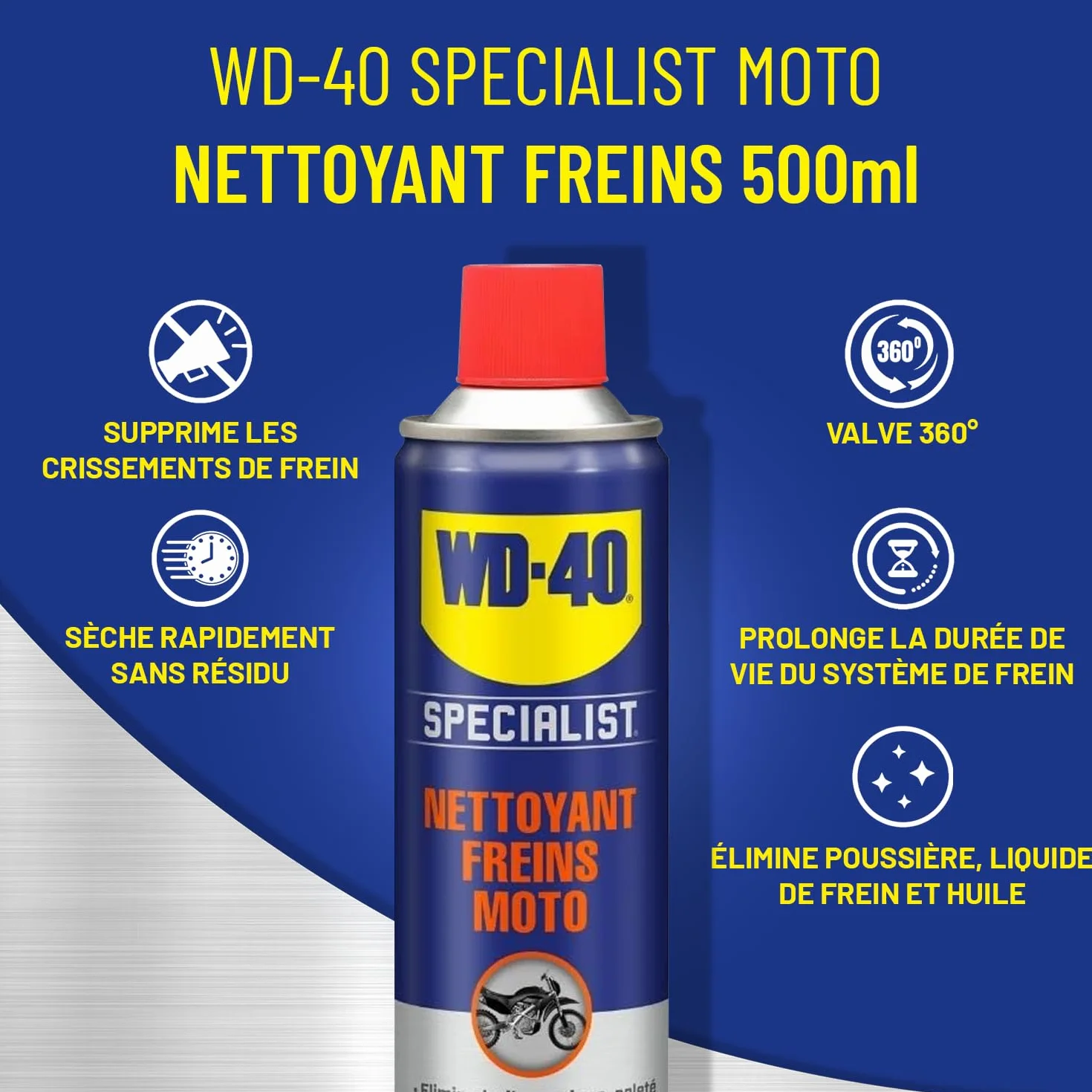 WD-40 Specialist Motorbike Środek do czyszczenia hamulców 500 ml