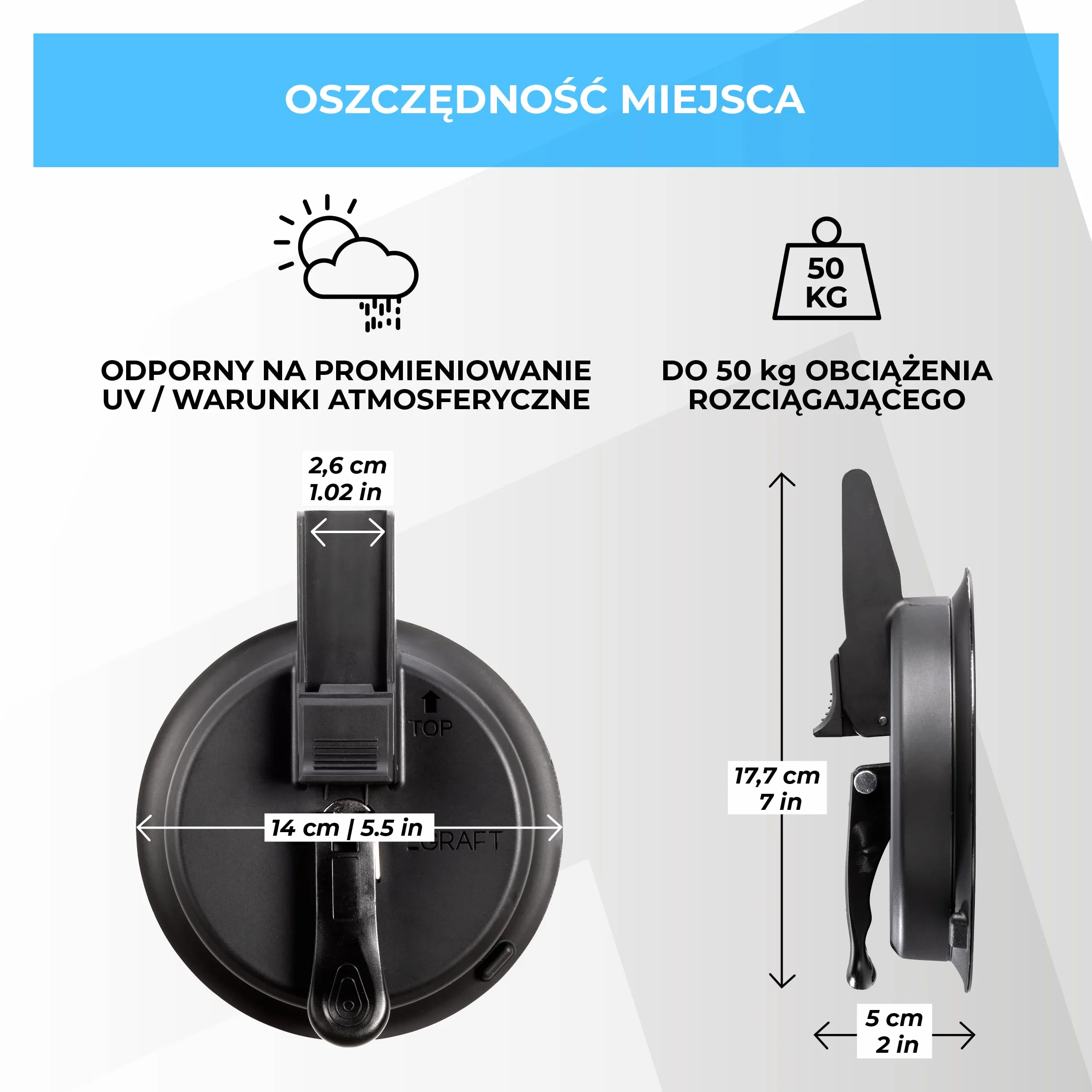 GRAFT Uchwyt do markizy (2 sztuki) | Uchwyt do stopy markizy | Uchwyt do stopy markizy do kampera, kempingu, przyczepy kempingowej | Do stopy markizy THULE, FIAMMA i DOMETIC | Akcesoria do markiz