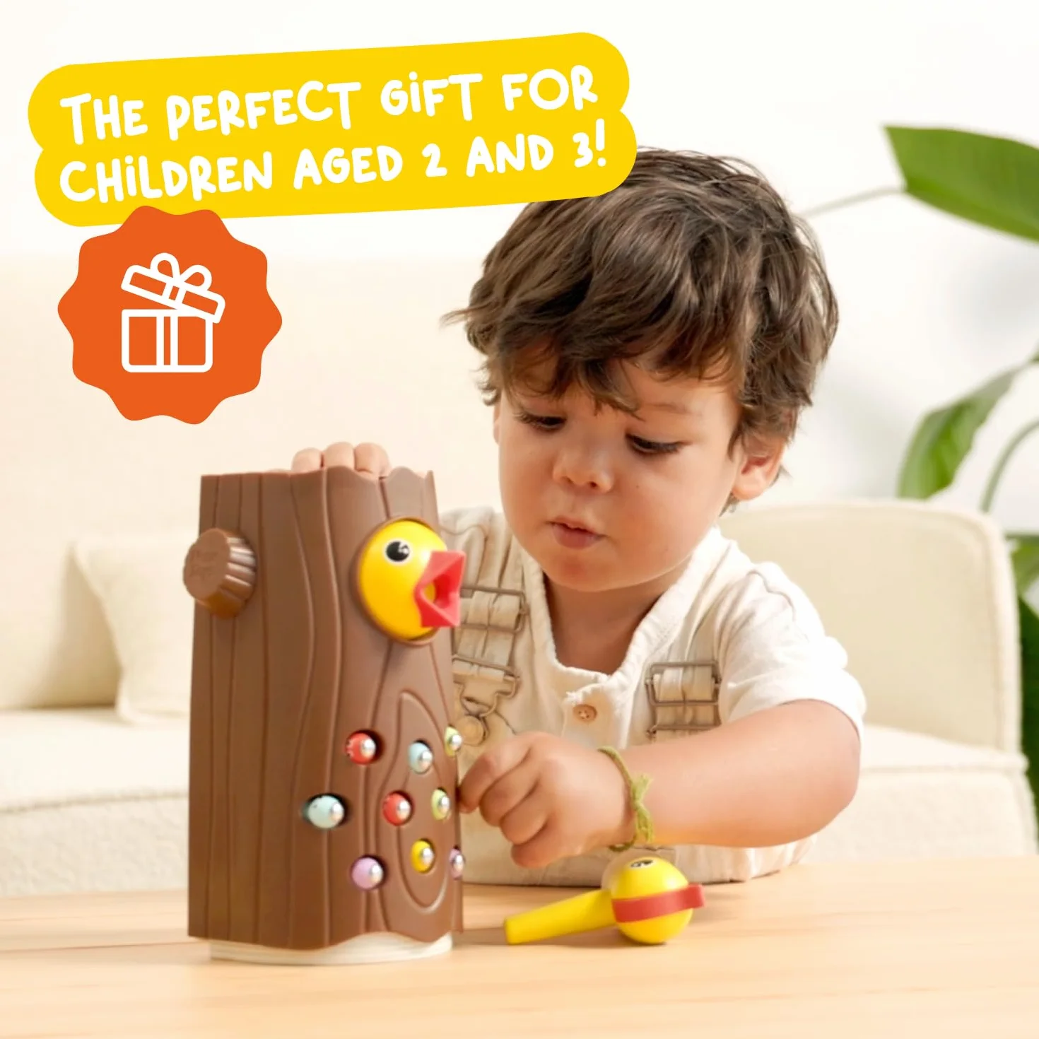 Nene Toys Zestaw Edukacyjnych Drewnianych Zabawek Magnetycznych dla Dzieci w Wieku 2 3 4 lat – Zabawki dla Dzieci z Kolorami, które Rozwijają Umiejętności Poznawcze, Fizyczne i Emocjonalne
