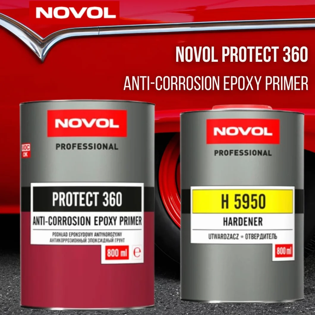 Novol Protect 360 epoksydowa farba podkładowa antykorozyjna 2K 1,6 l 1:1