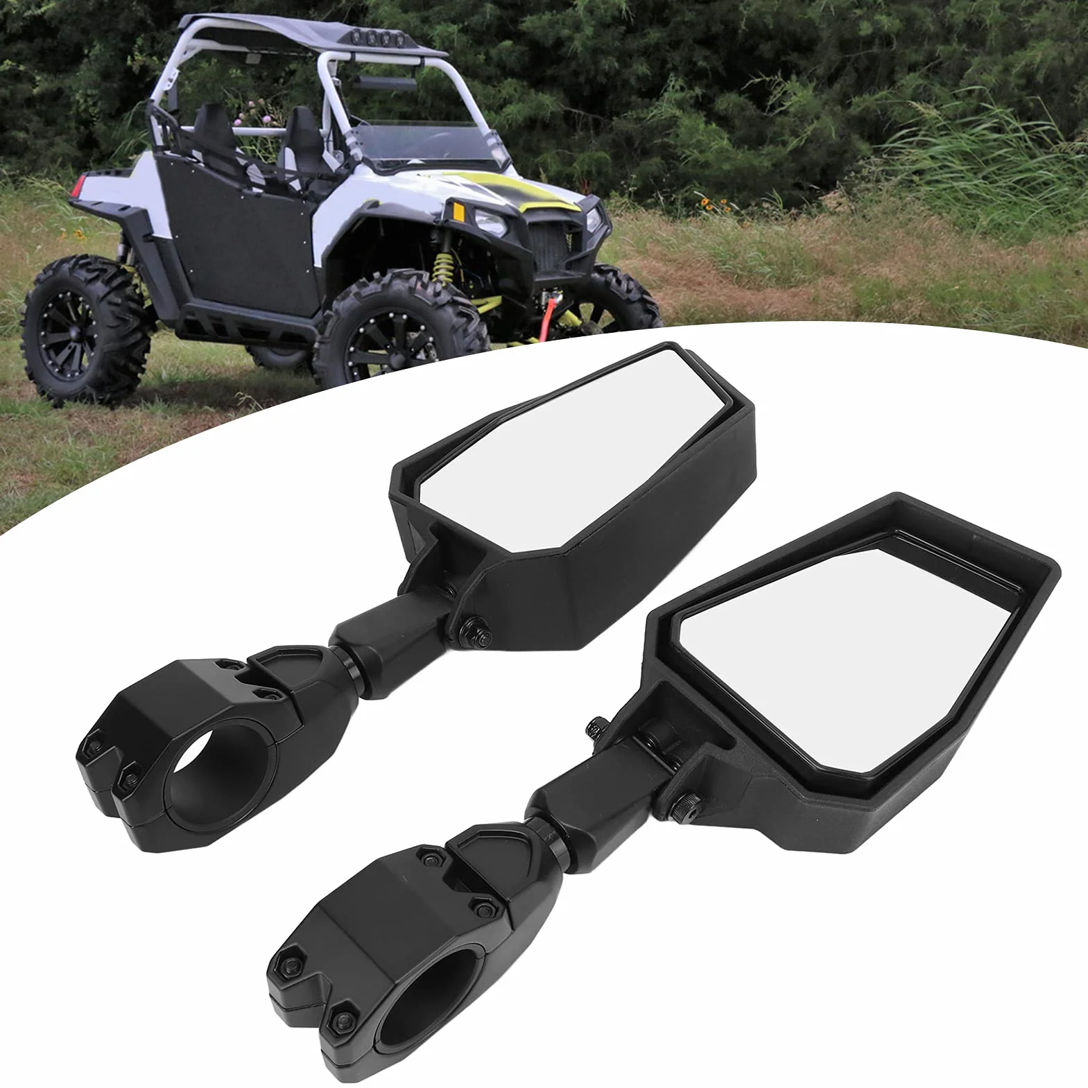 Wide Angle All Terrain Beach Bike Mirror 1.75" Reflektor montażowy