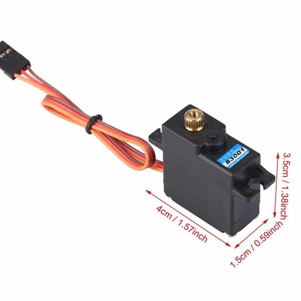 Dilwe RC Car Servo, wodoodporny 17g metalowy cyfrowy serwomechanizm do WPL1625 zdalnie sterowana ciężarówka Akcesoria do części samochodowych