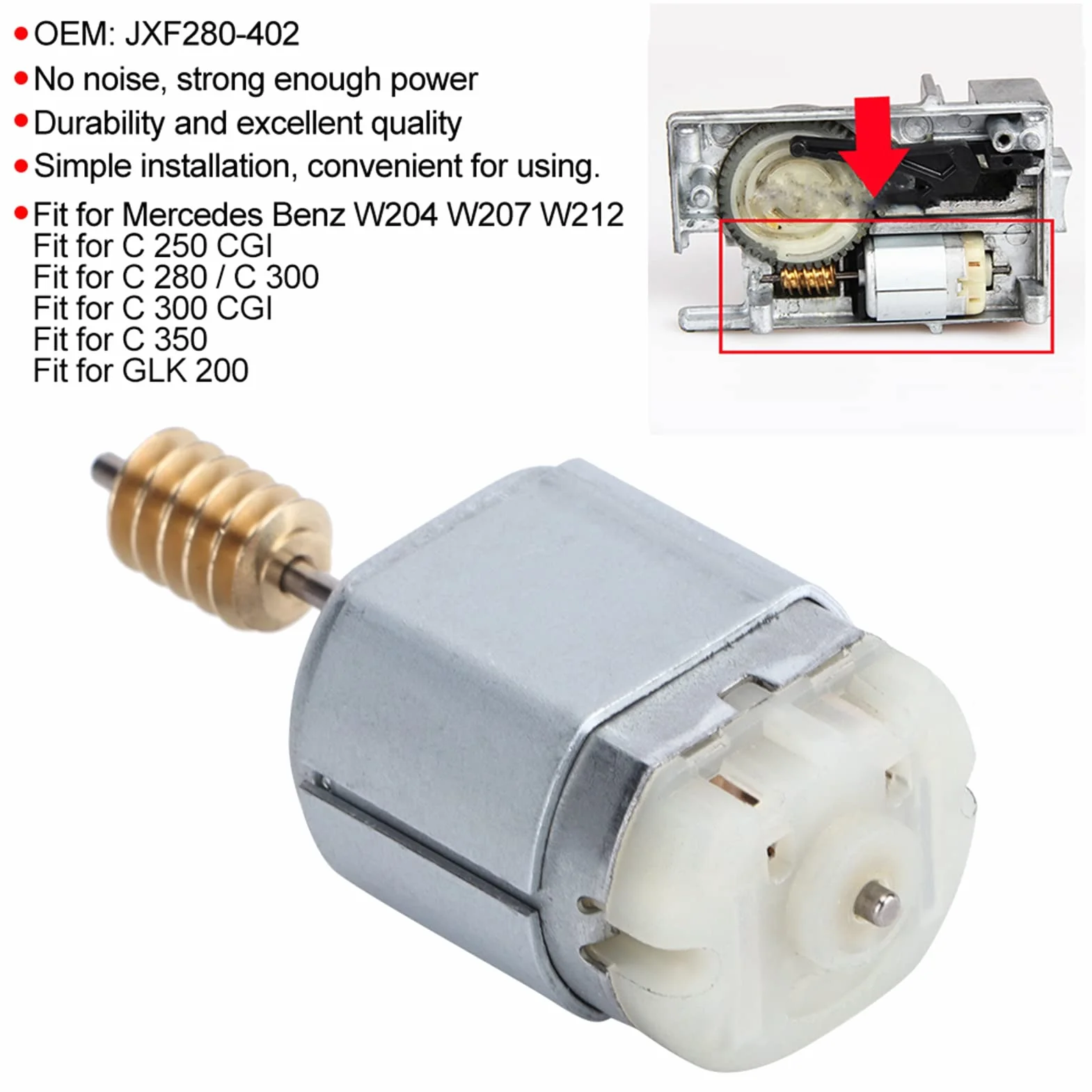 Blokada Kierownicy Pasuje Do Mercedes Benz W204 W207 W212 JXF280-402