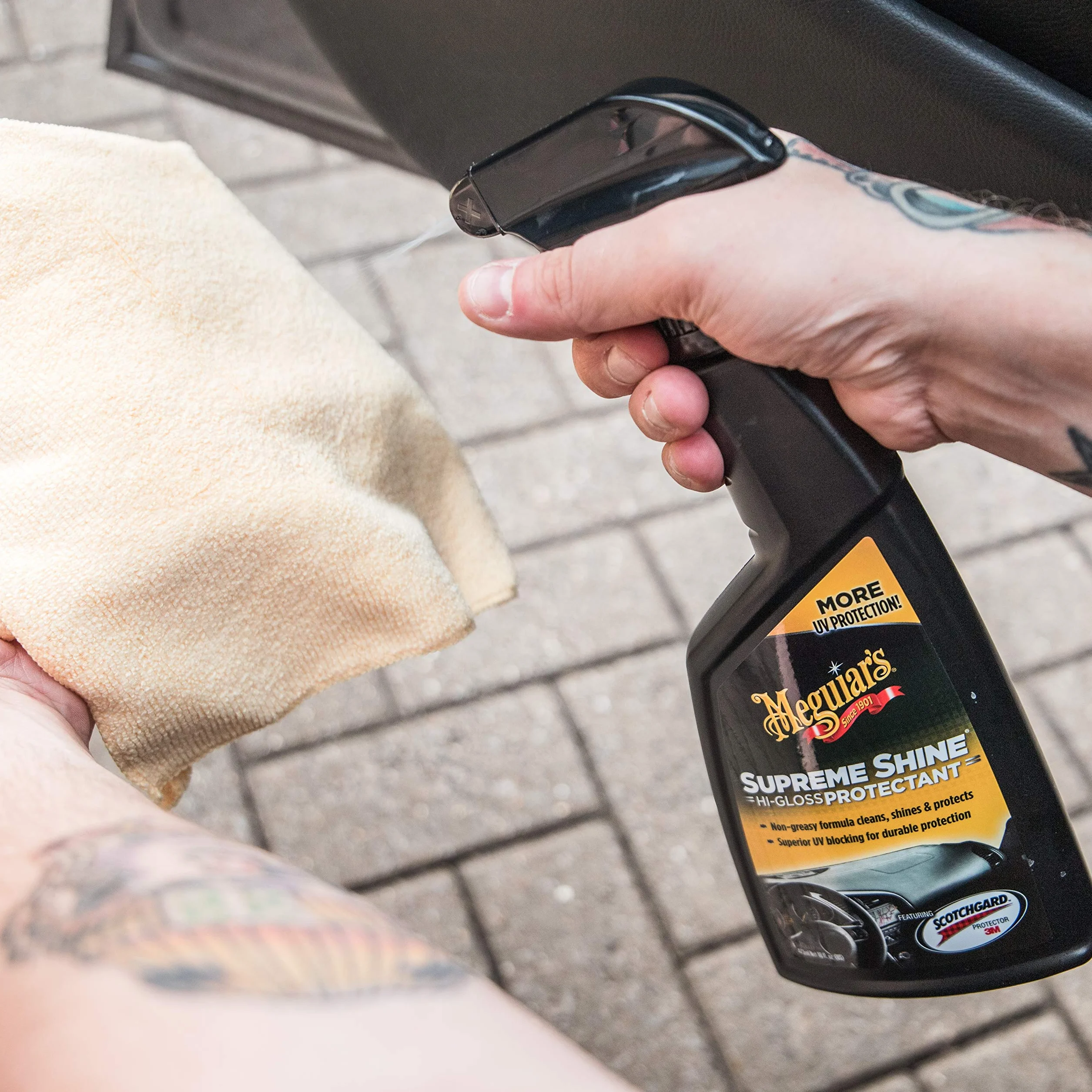 Meguiar's G4016EU Supreme Shine Interior Dash & Trim Protectant 473 ml