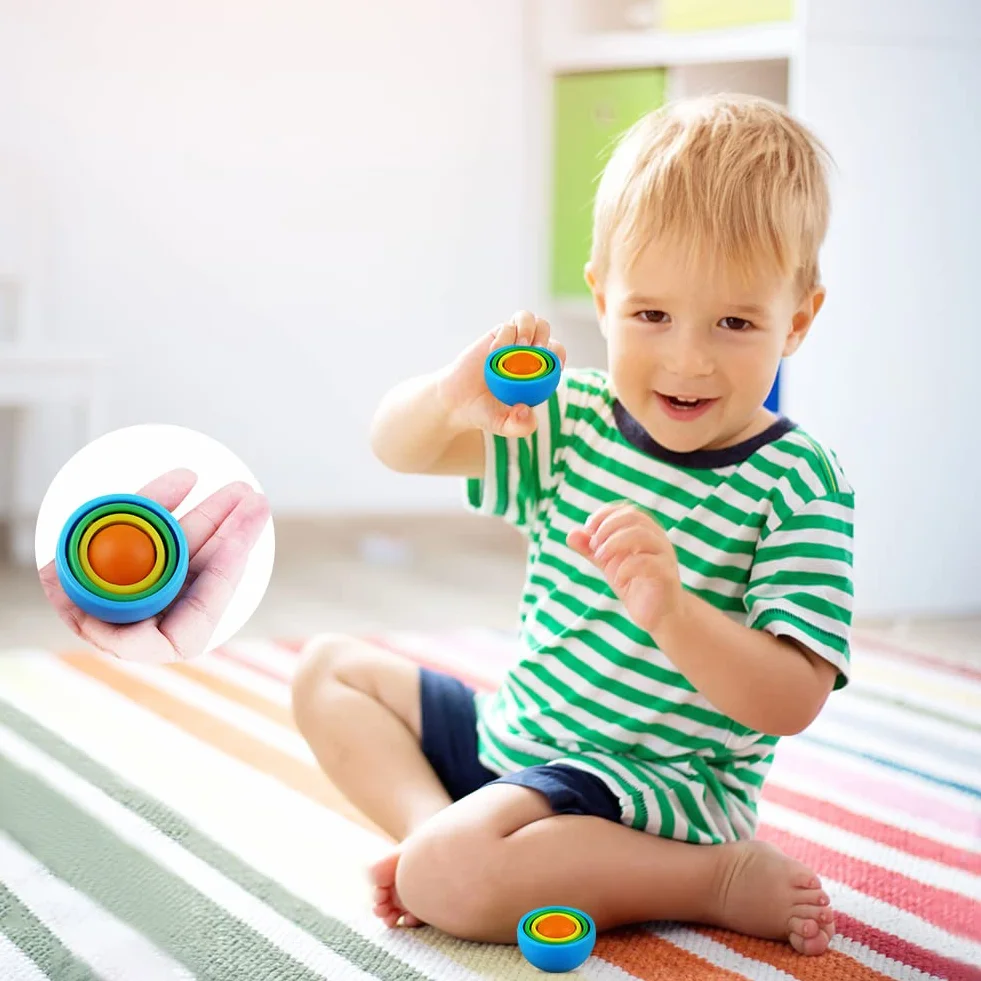 Ainiv Fidget Spinner, zabawka 3D, obrotowa kostka, obrotowa kostka, fidget spinner, zabawka sensoryczna do gier interaktywnych