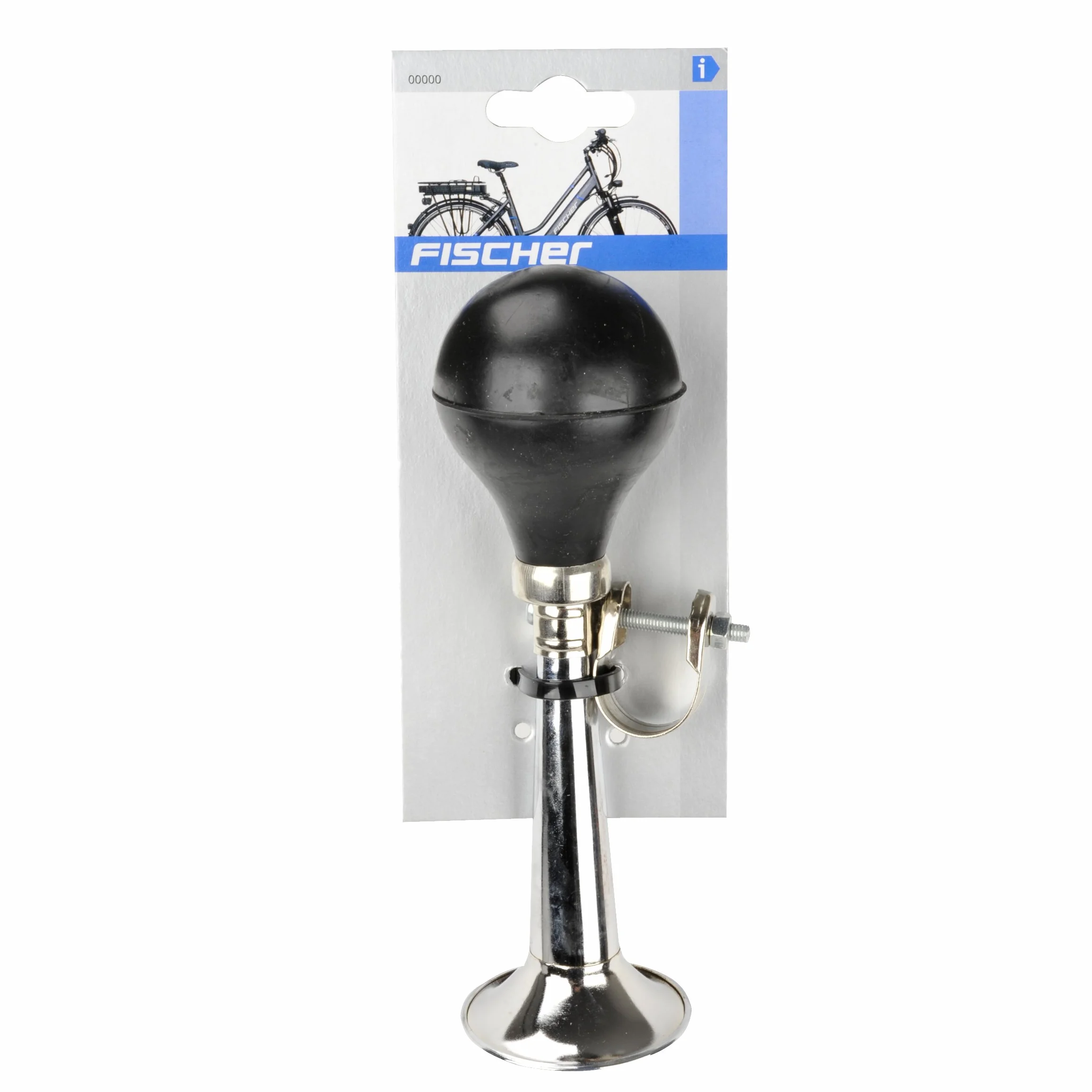 FISCHER 85803 Unisex chromowany klakson, srebrny/chromowany, rozmiar uniwersalny
