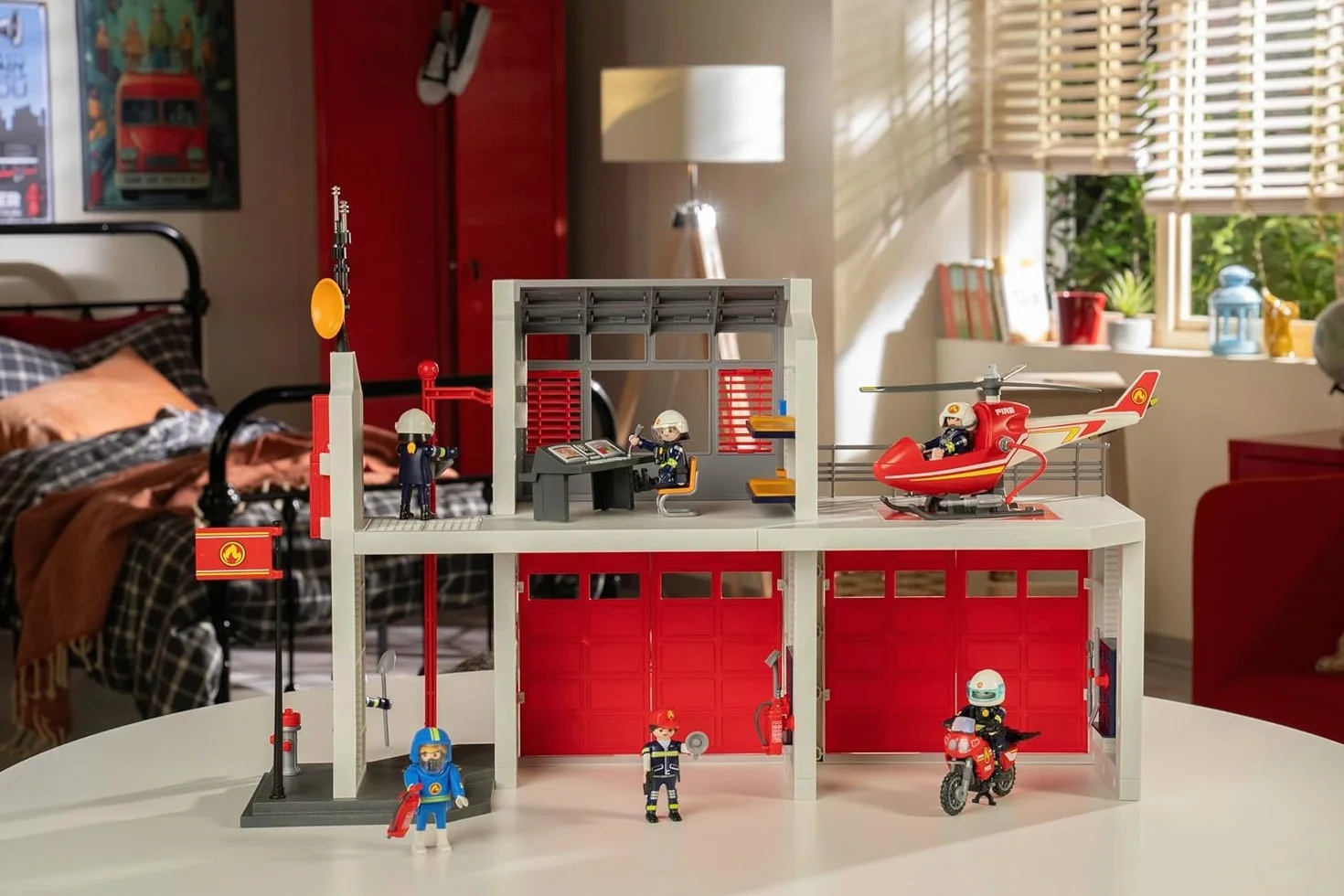 PLAYMOBIL City Action 9462 Duża Remiza Strażacka, od 4 Lat