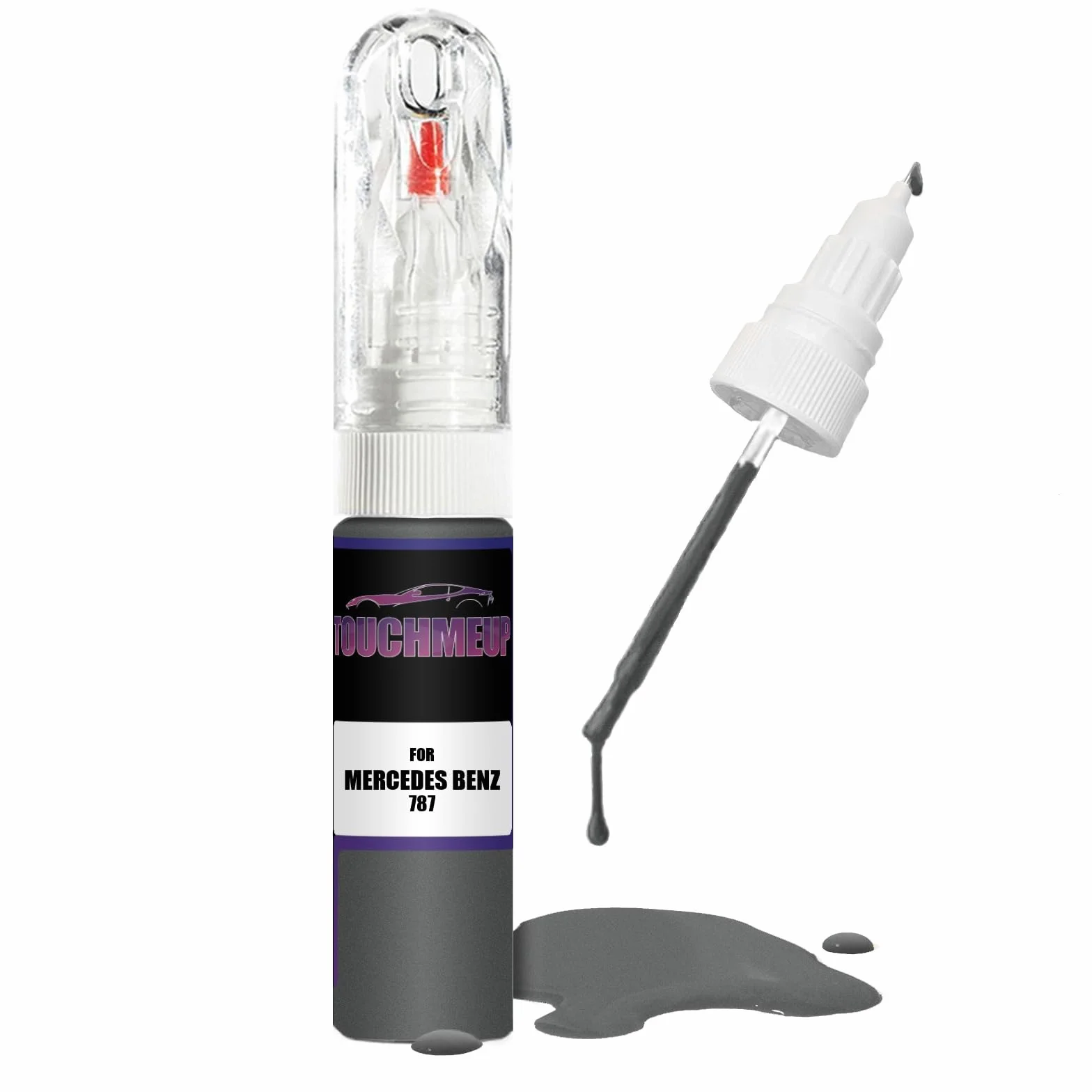 Mountain Grey 787 Touch Paint Pen Brush Scratch Chip Fix Kit for Mercedes Benz