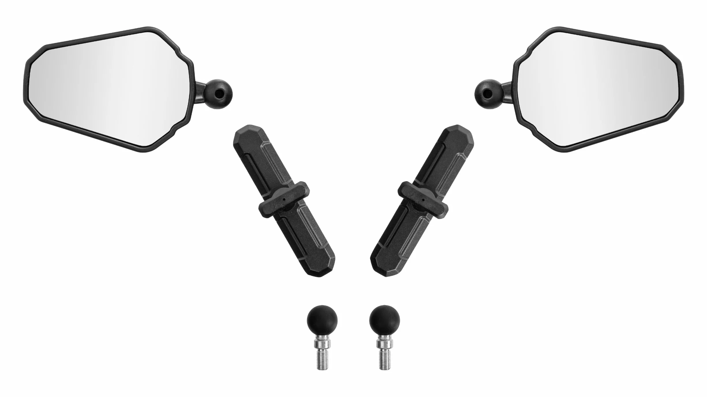 Lusterko motocyklowe 360° E24 regulowane enduro 22 mm M8/M10