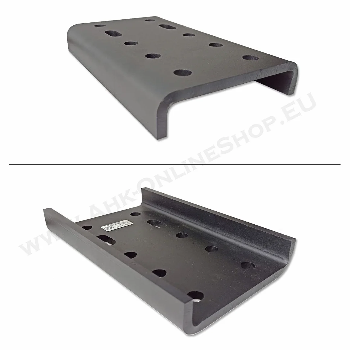 Bardzo długa płyta adapterowa, regulacja wysokości do haka AHK-Bock, do 2 otworów 90 mm i 4 otworów, 83 x 56 mm, hak holowniczy