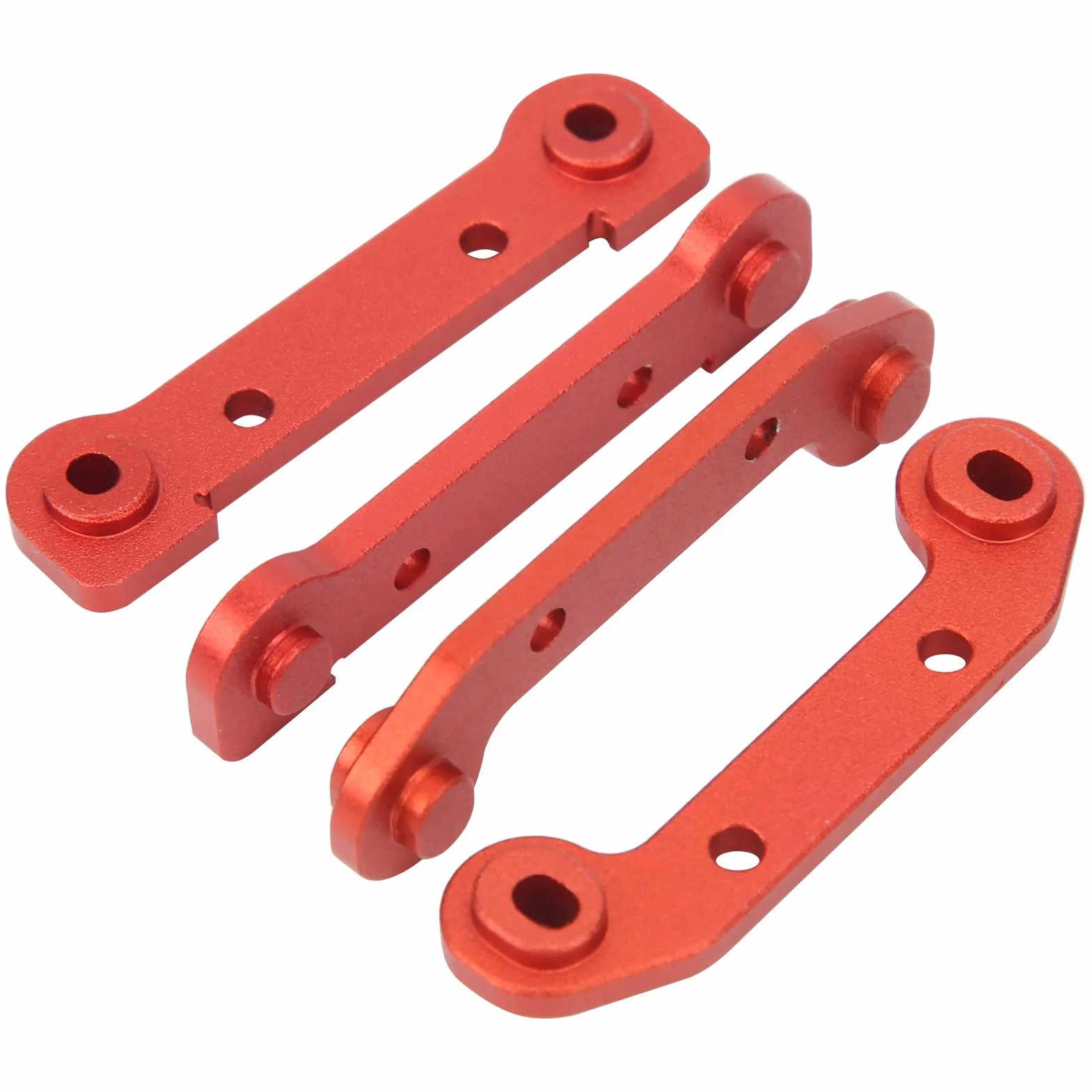 Zestaw wahaczy, aluminiowe ramię wahadłowe Wzmocnione ramię wahadłowe samochodu Zestaw naprawiono części zamienne do samochodów RC dla Wltoys 144001 1/14