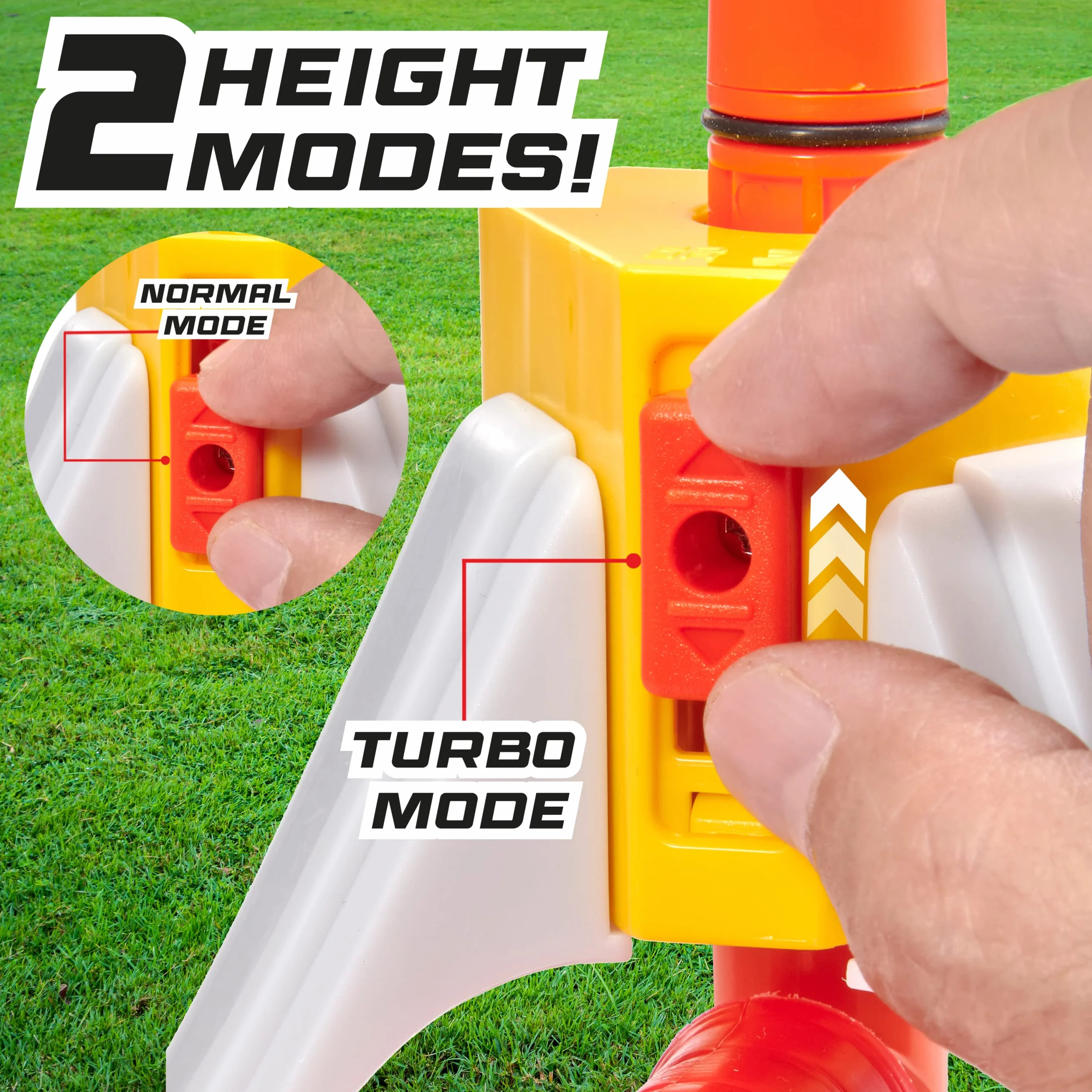BANDAI - Hypr Rocket Jump 500 wyrzutnia rakiet - Wow Stuff 3 - WS01400 Multicolor - Leć wyżej, szybciej, dalej, osiągaj niesamowite nowe wysokości dzięki HYPR Rocket!