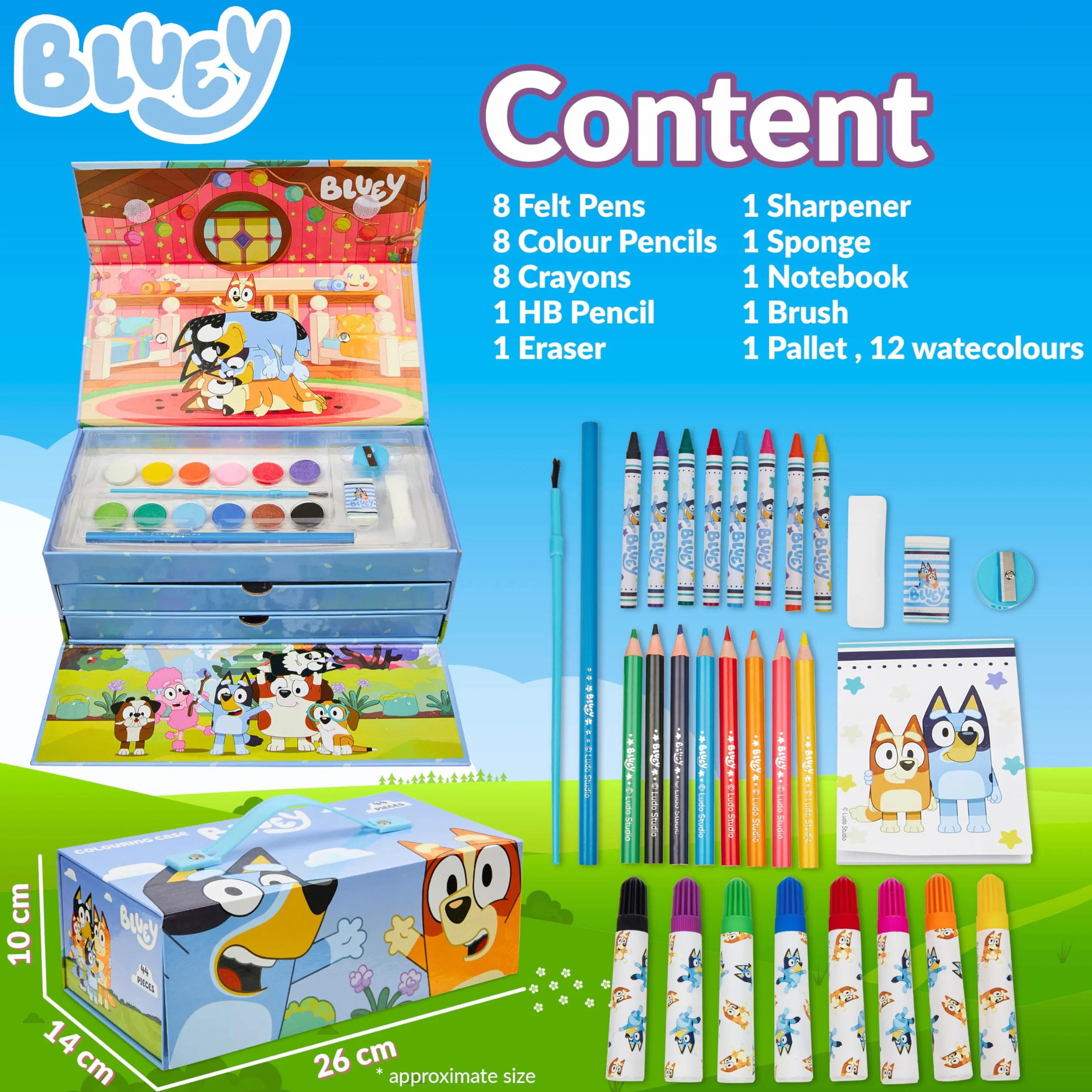 Bluey Kolorowanka 1 sztuka (opakowanie 1 szt.)