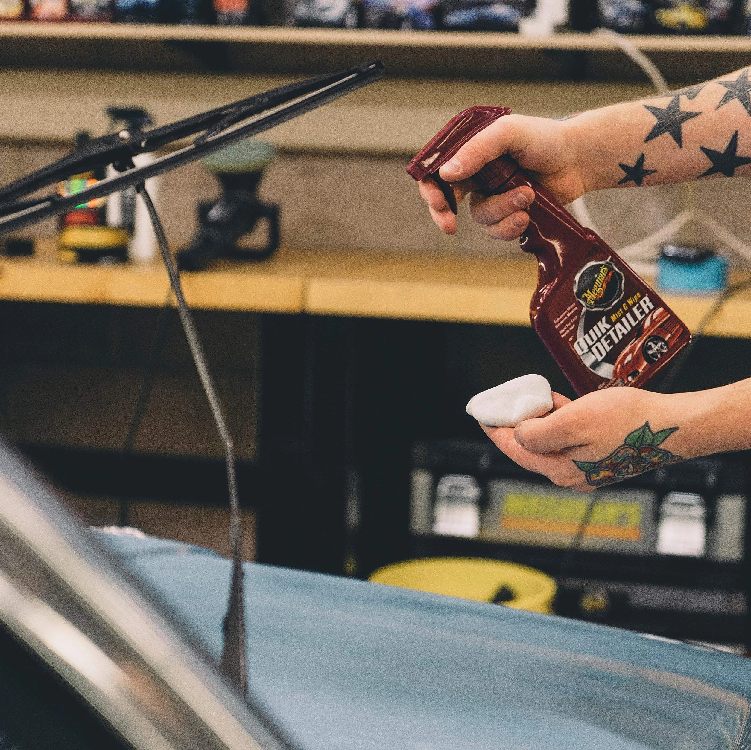 Meguiar's G1116EU Quik Clay Detailing System zestaw glinek do czyszczenia