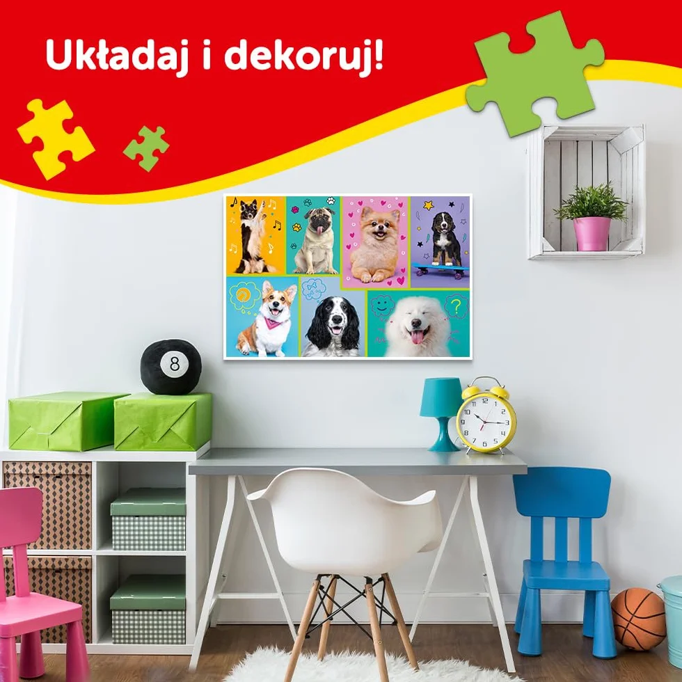 Trefl - Puzzle 2w1: Disney Princess, Bajkowe Dni - 2 x 70 Elementów, Zestaw Dwóch Układanek dla Dzieci od 4 lat