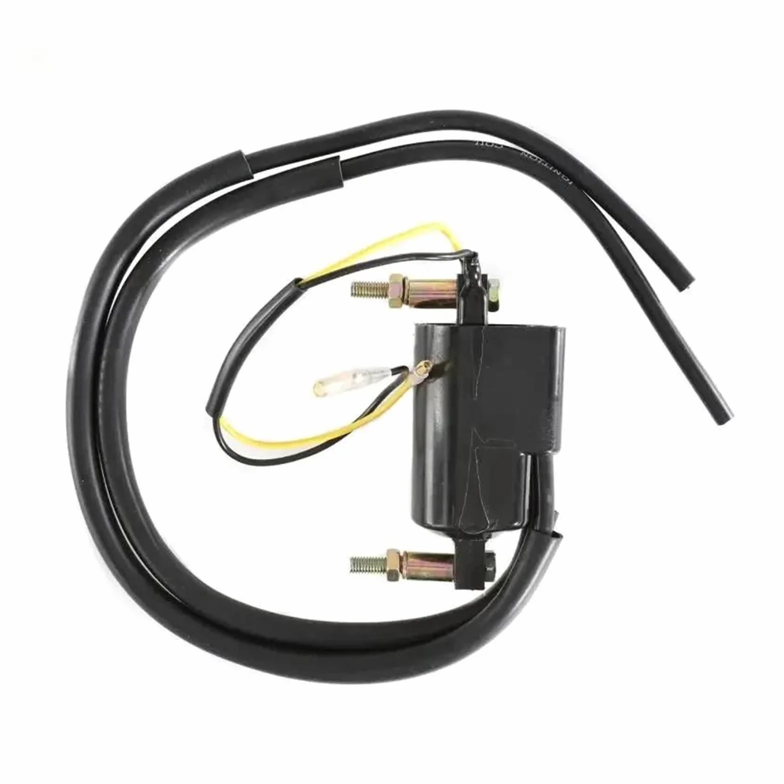 Zapłon motocyklowy Pasuje do Suzuki GS550 GS750 GS850 GS1000 2 podwójne wyjście + 4 Ohm cewki z nasadkami świec zapłonowych zestaw cewek zapłonowych Przekaźnik cewki zapłonowej