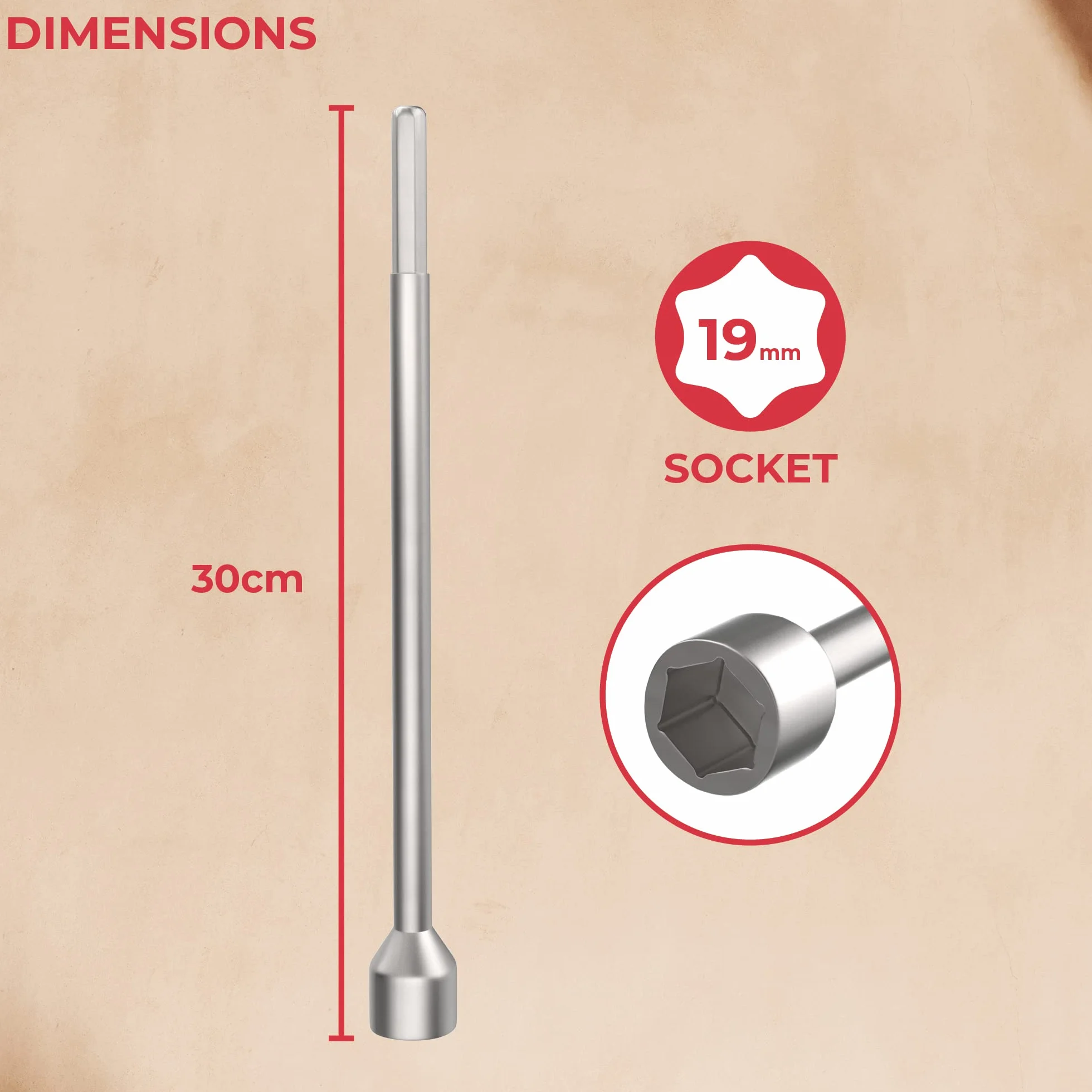 GADLANE 30 cm narożny nawijacz nóg przyczepy kempingowej 19 mm adapter do wiertarki