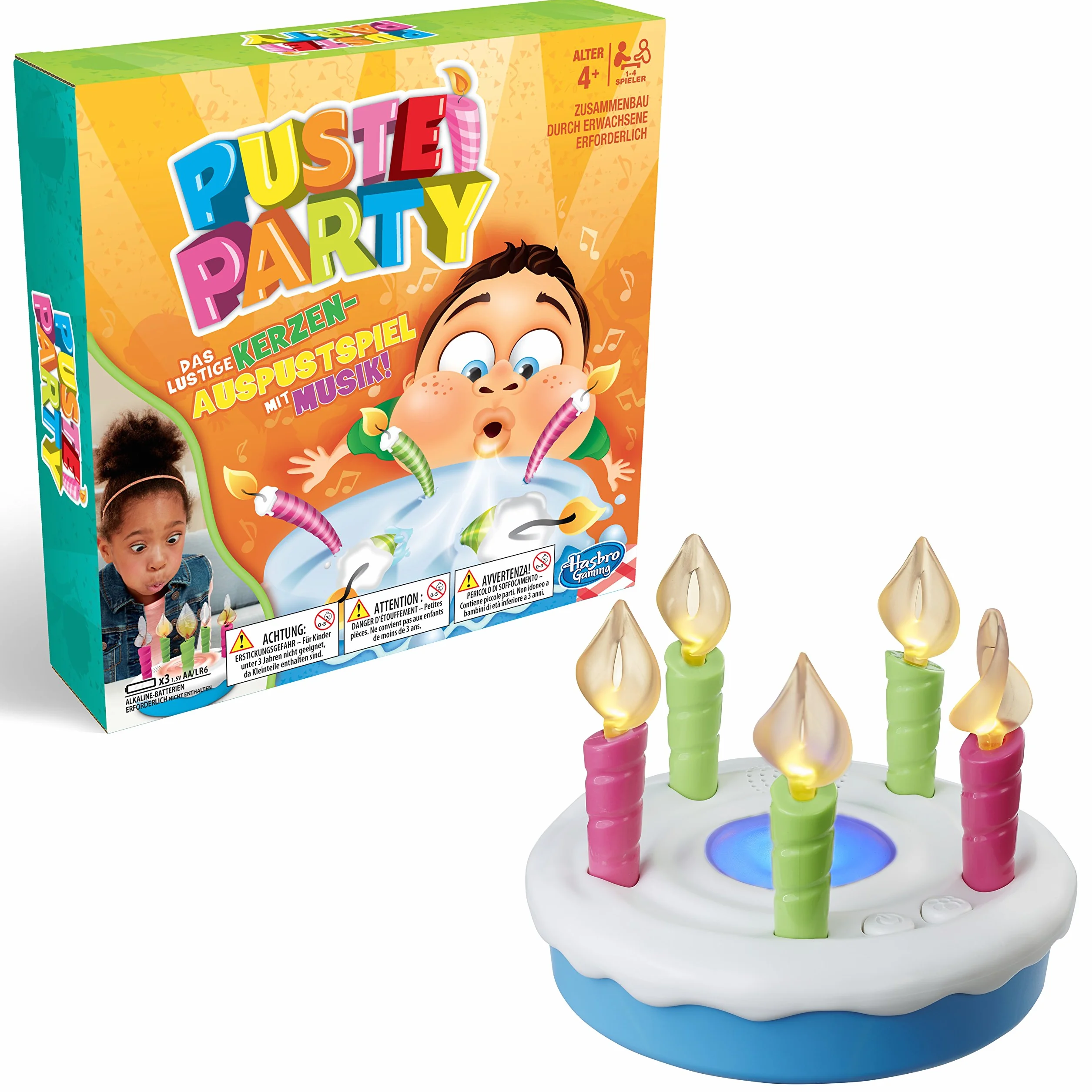 Hasbro Gaming E0887100 Puste Party, gra przedszkolna
