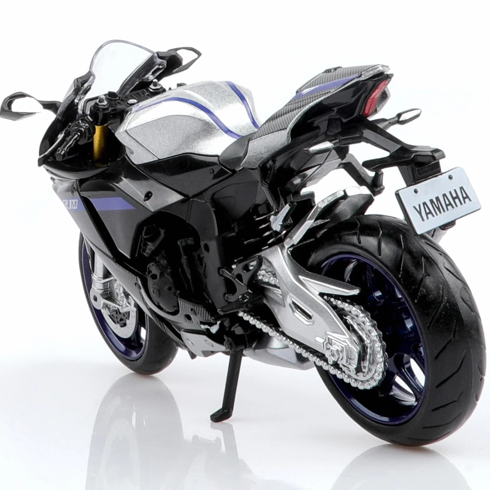 TOKAXI Yamaha YZF-R1M Diecast skala 1/12, zabawka motocyklowa, model motocykla Yamaha, zabawka motocyklowa R1, prezent dla chłopców i dziewczynek