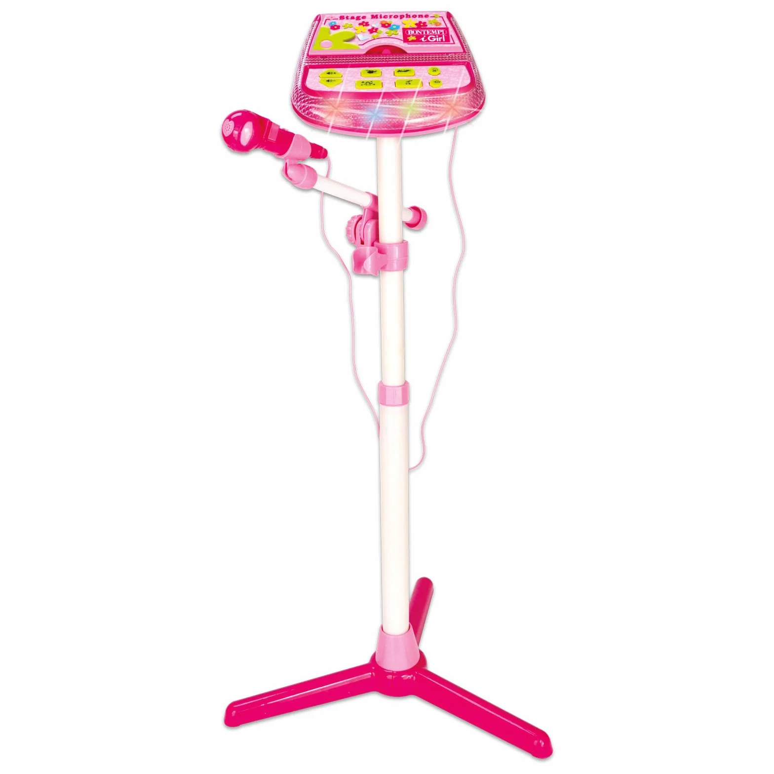 Bontempi 404071 Stage mikrofon z efektami dźwiękowymi i złączem MP3