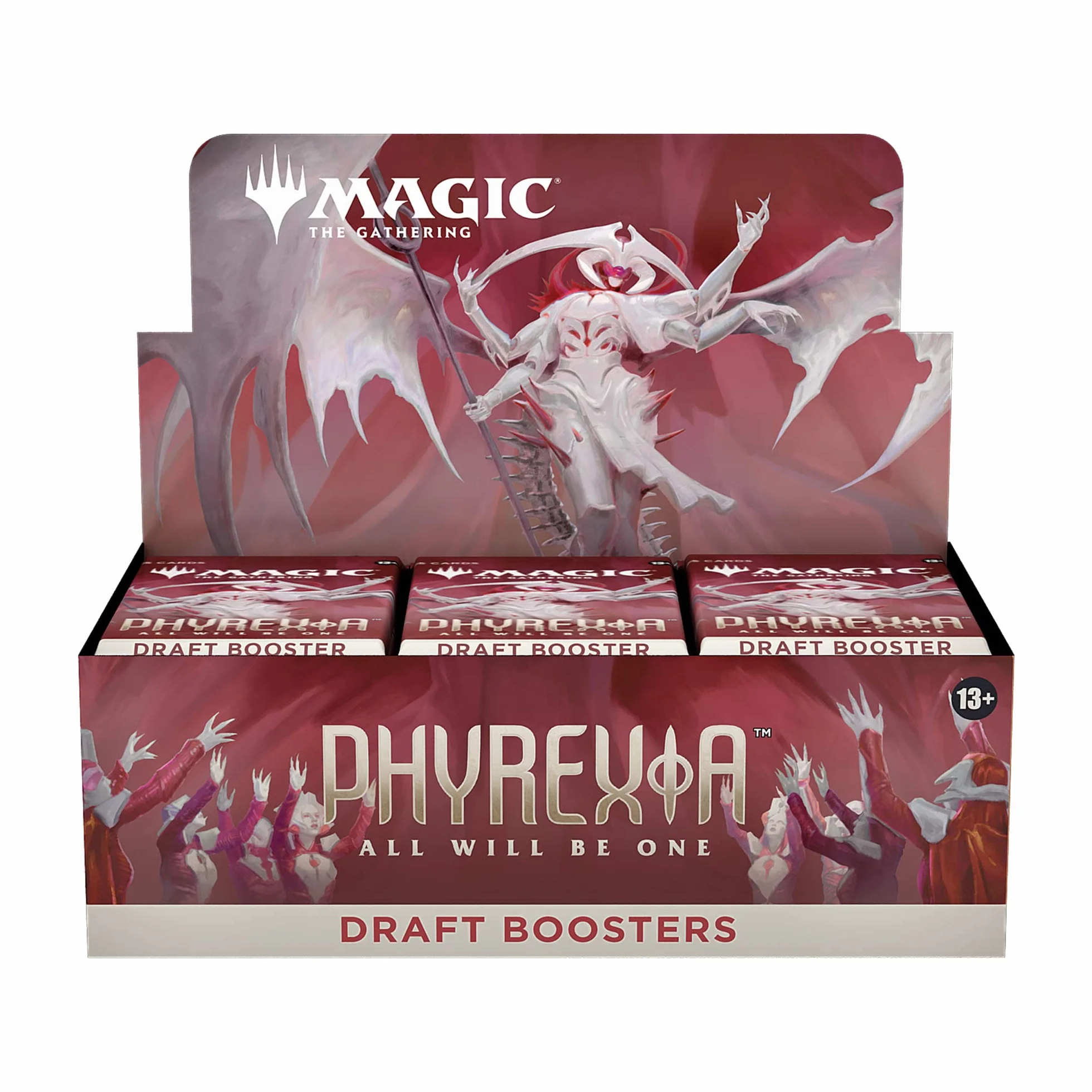 Magia: The Gathering Phyrexia: All Will Be One Draft Booster Box, 36 opakowań (wersja angielska)