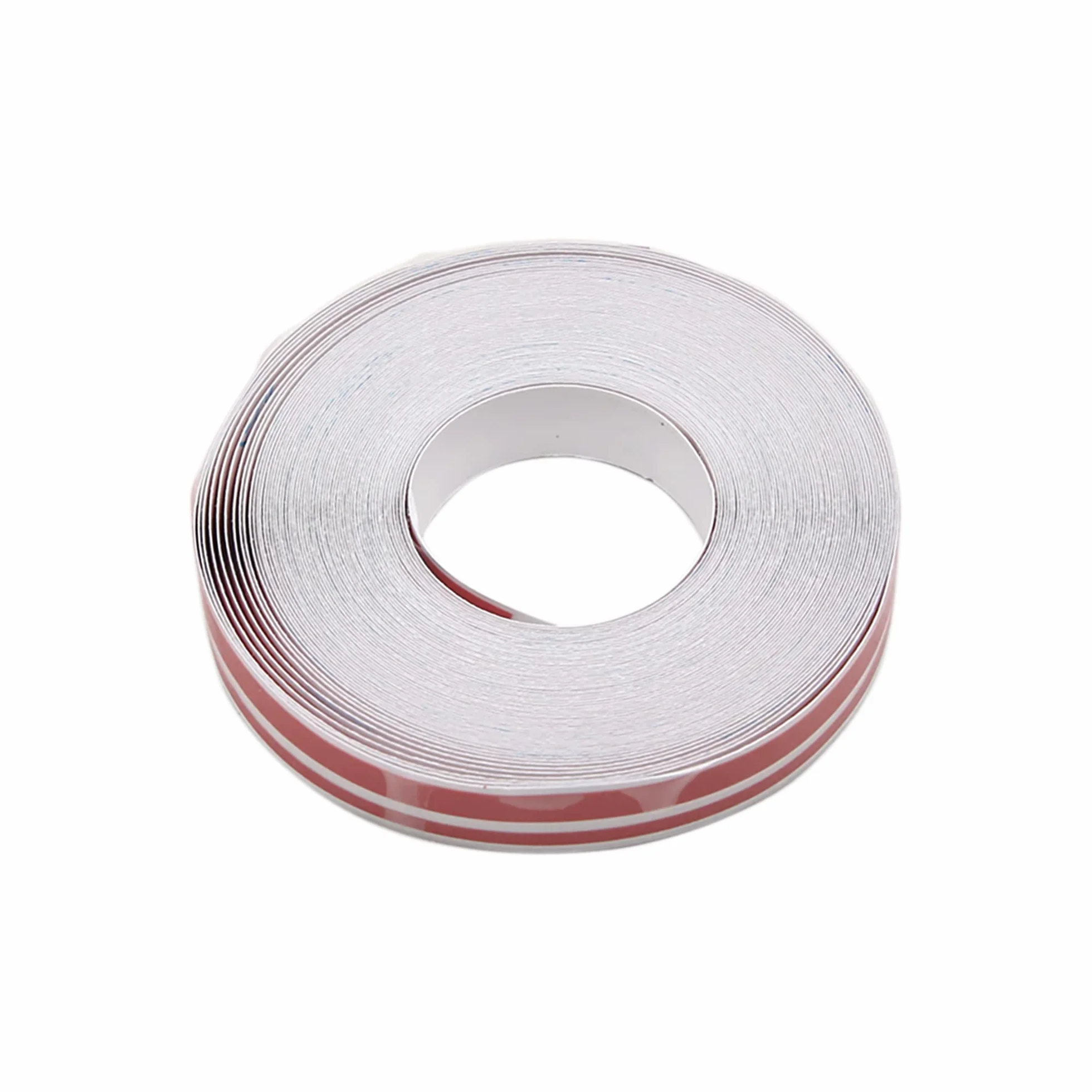 sourcing map 12 mm winylowe paski paski podwójna linia taśma samoprzylepna Auto Decal naklejka czerwona