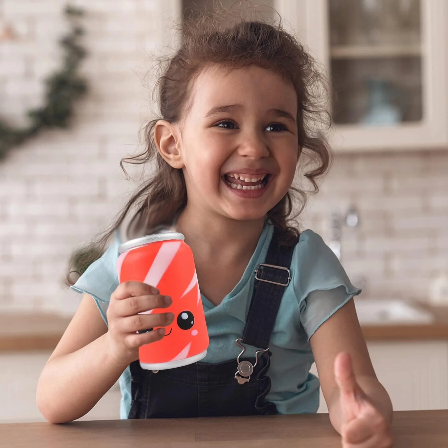 Anboor Squishies Toy Red Can Kawaii, miękka zabawka, powoli dzielona, wyciśnięta Cola, Squishy, redukcja stresu dla dzieci i dorosłych